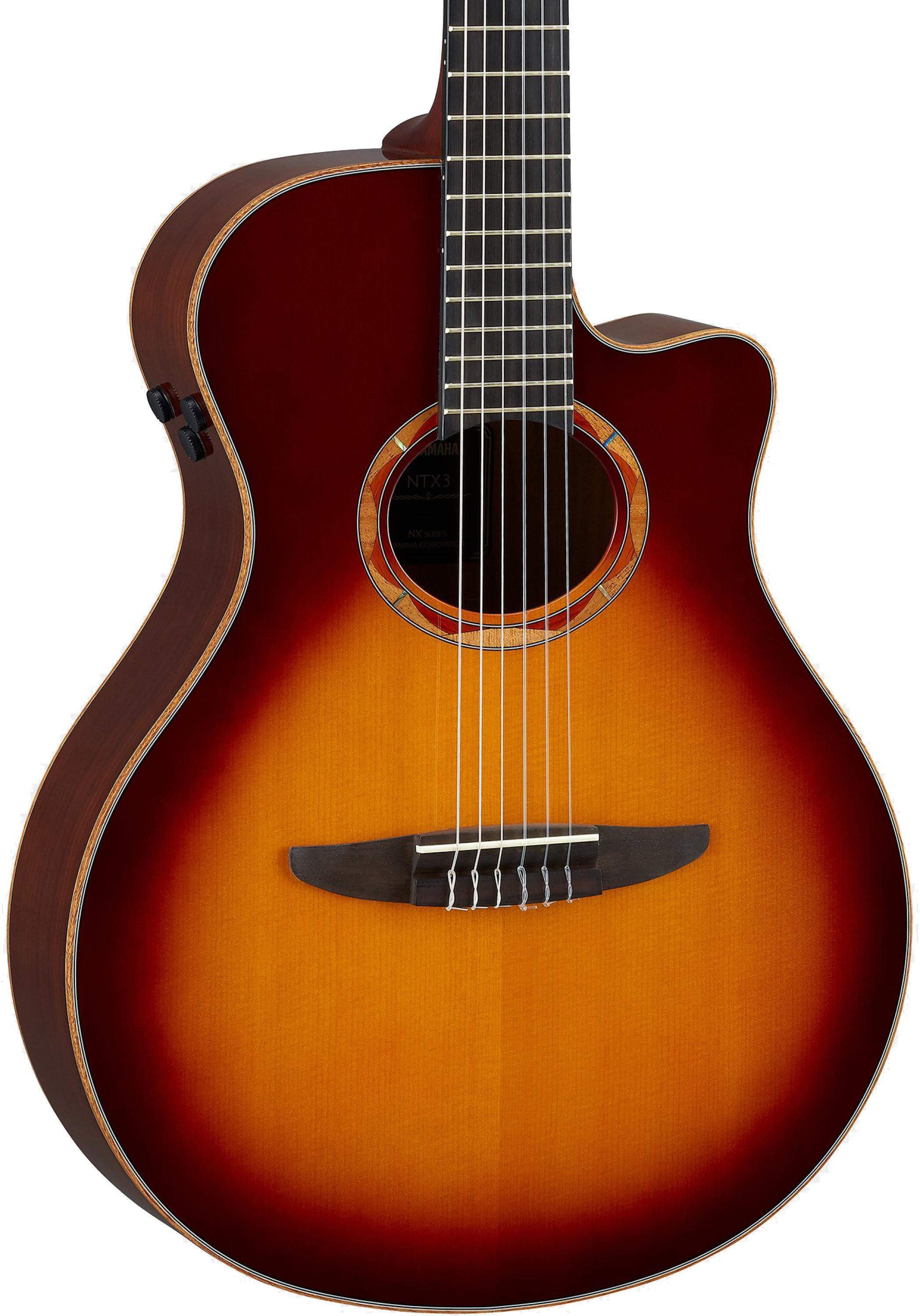Yamaha NTX3 Nylon-string Acoustic-electric Guitar - Brown Sunburst