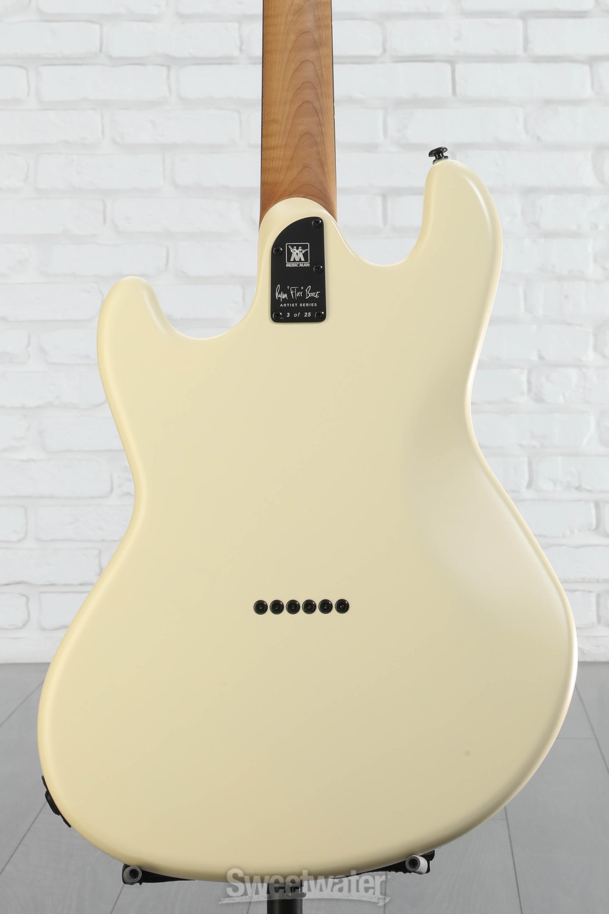 Ernie Ball Music Man Limited-edition Signature Fluff StingRay Electric Guitar - Iron Swan, Sweetwater Exclusive