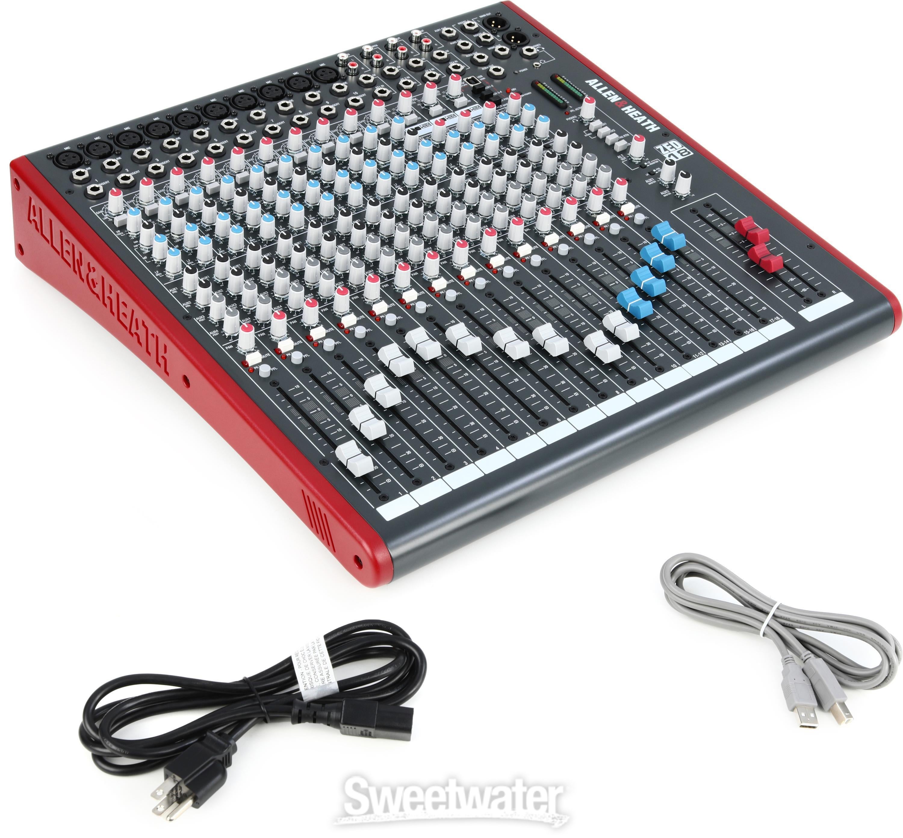 Allen & Heath ZED-18 18-channel Mixer with USB Audio Interface