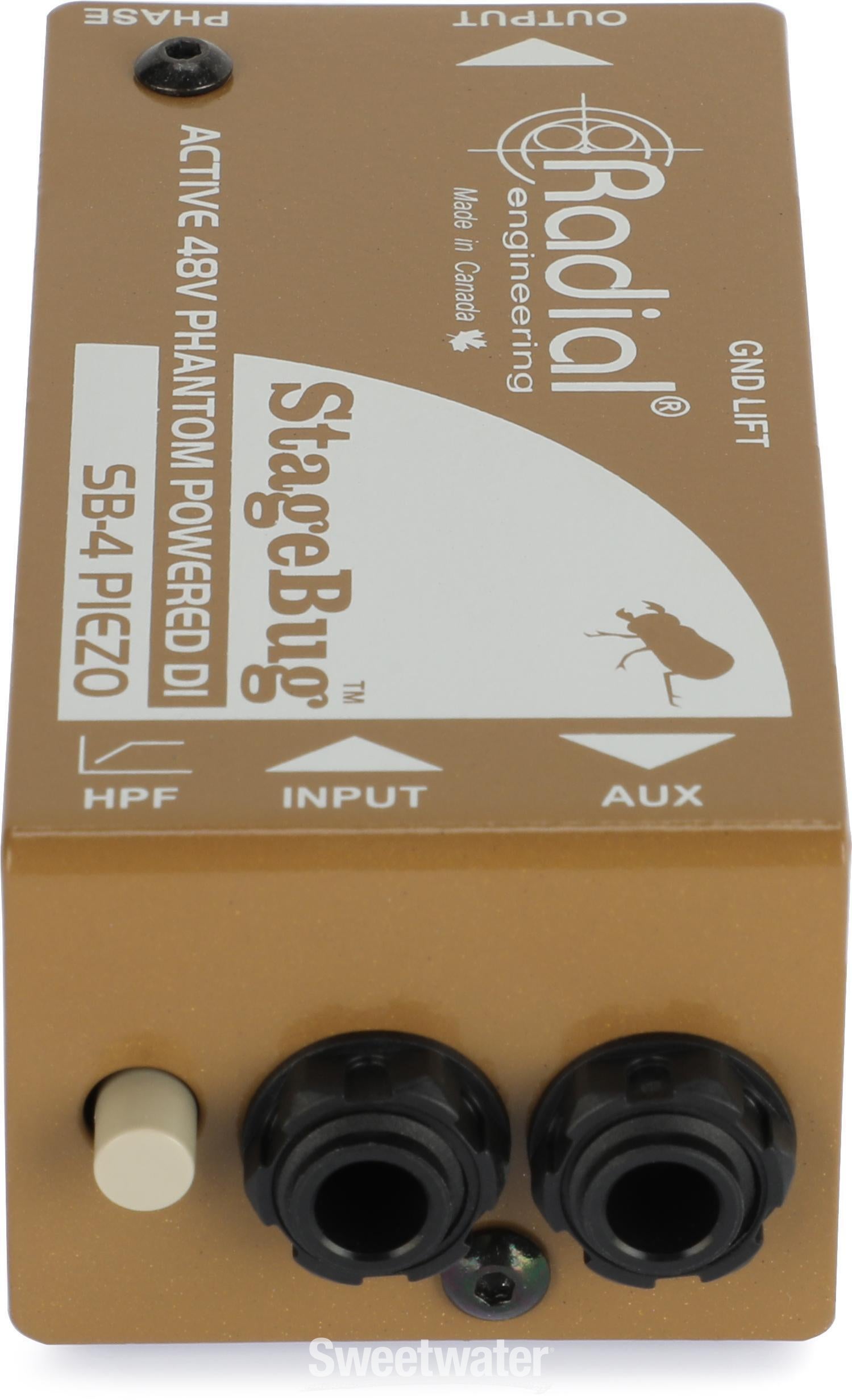 Radial StageBug SB-1 アクティブDI Amazon.com: Radial StageBug SB-1 1-Channel Active Instrument