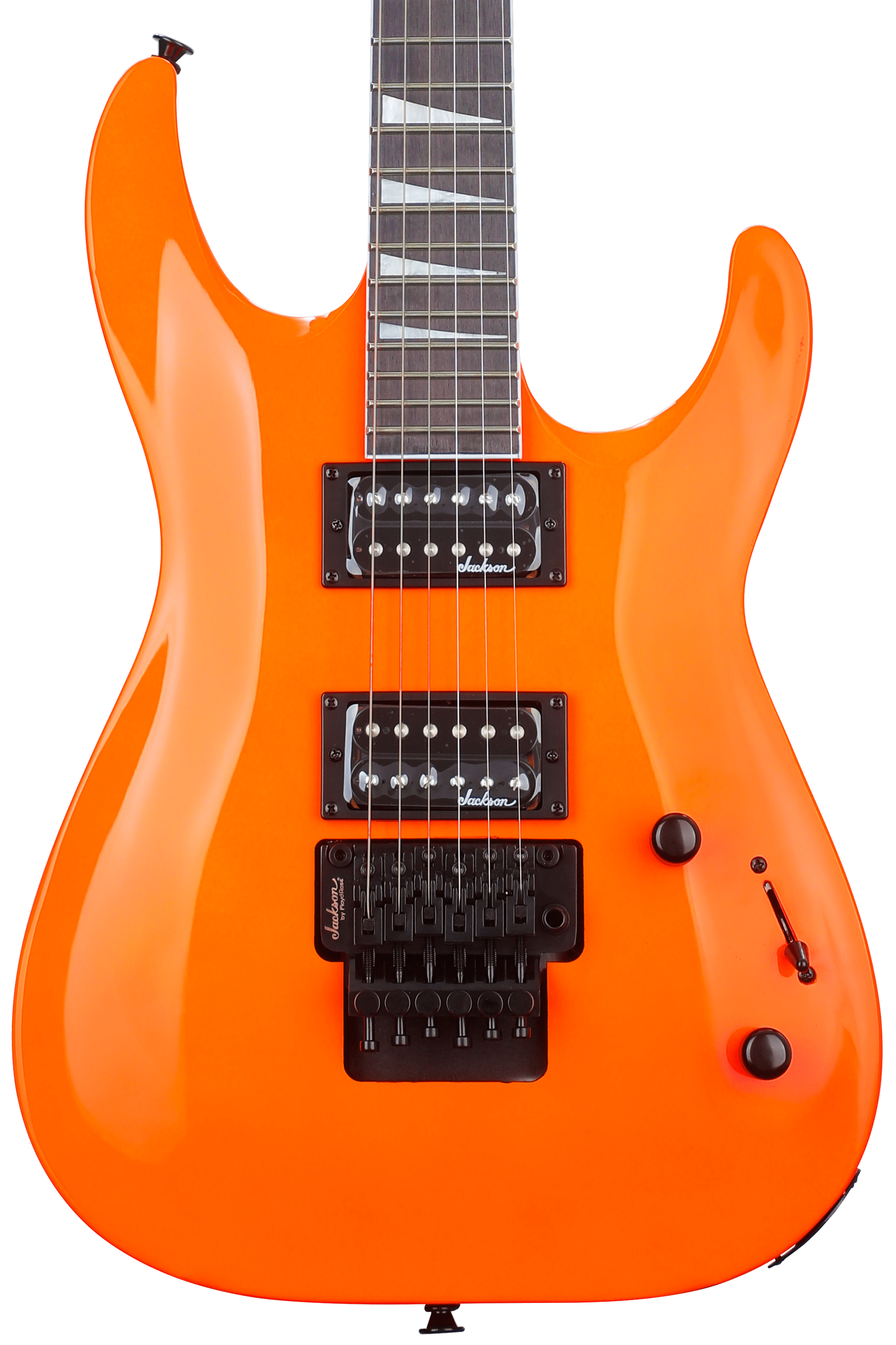 Jackson orange guitar deals