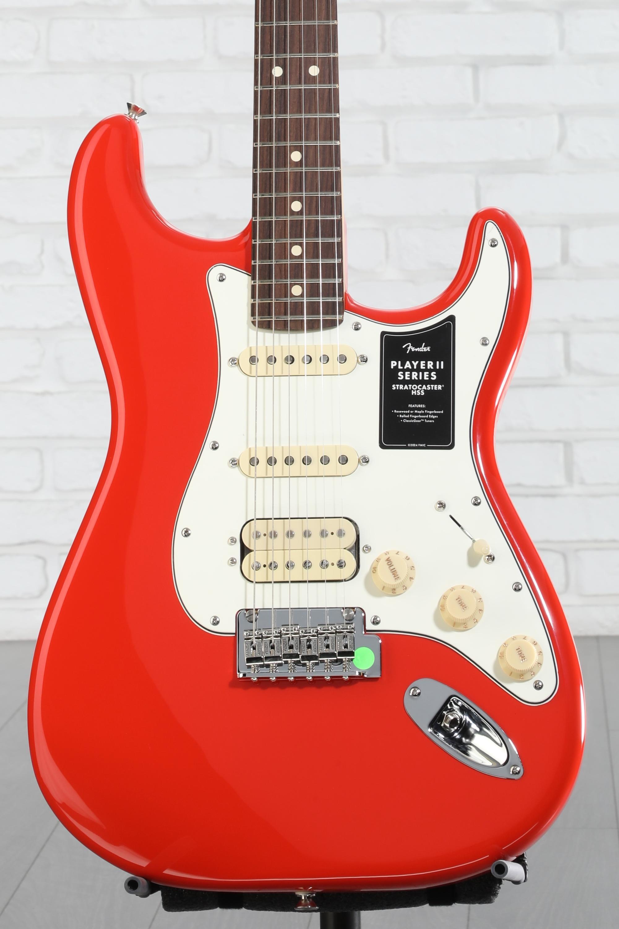 Fender Player II Stratocaster HSS Electric Guitar - Coral Red