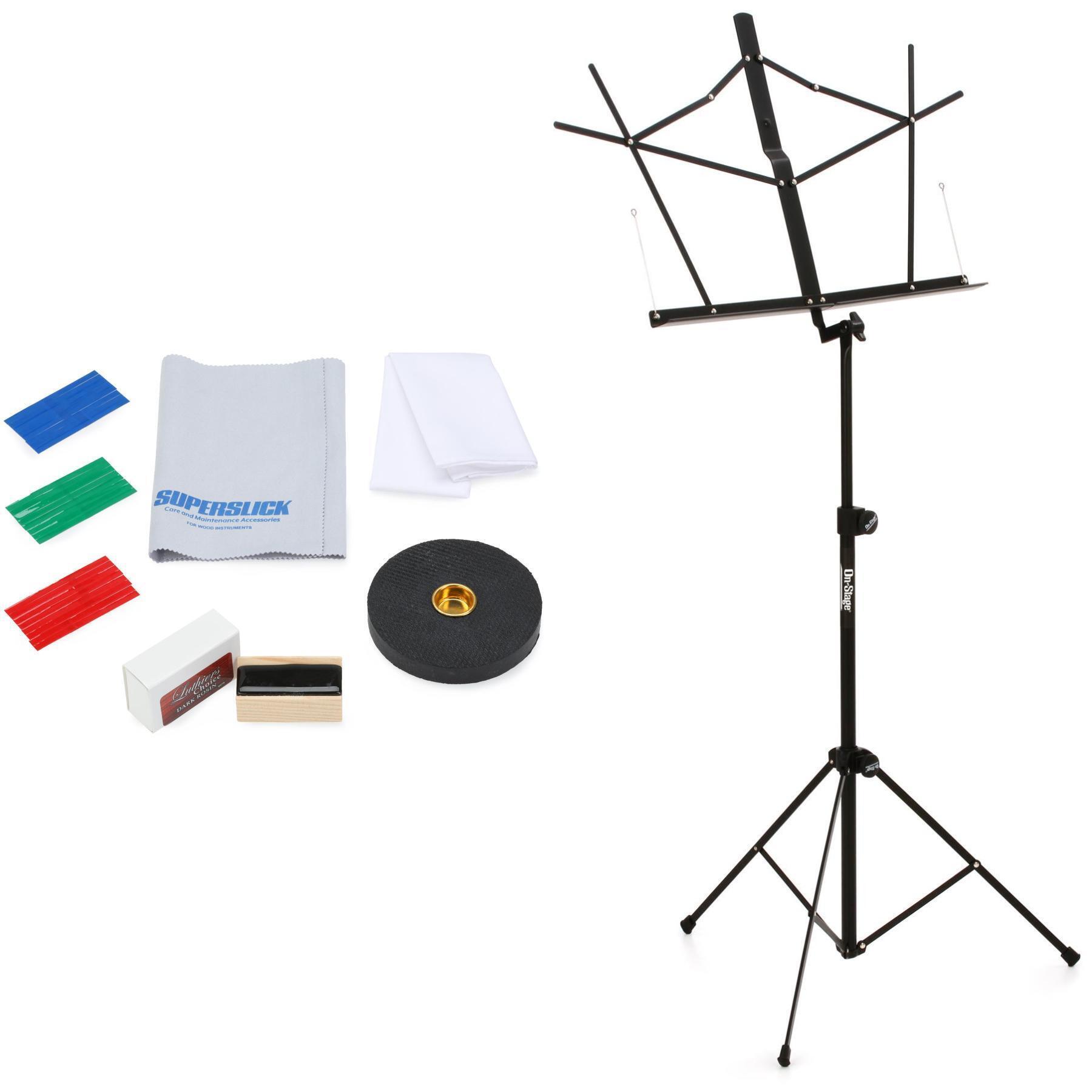 Sweetwater Cello Care Kit and Music Stand