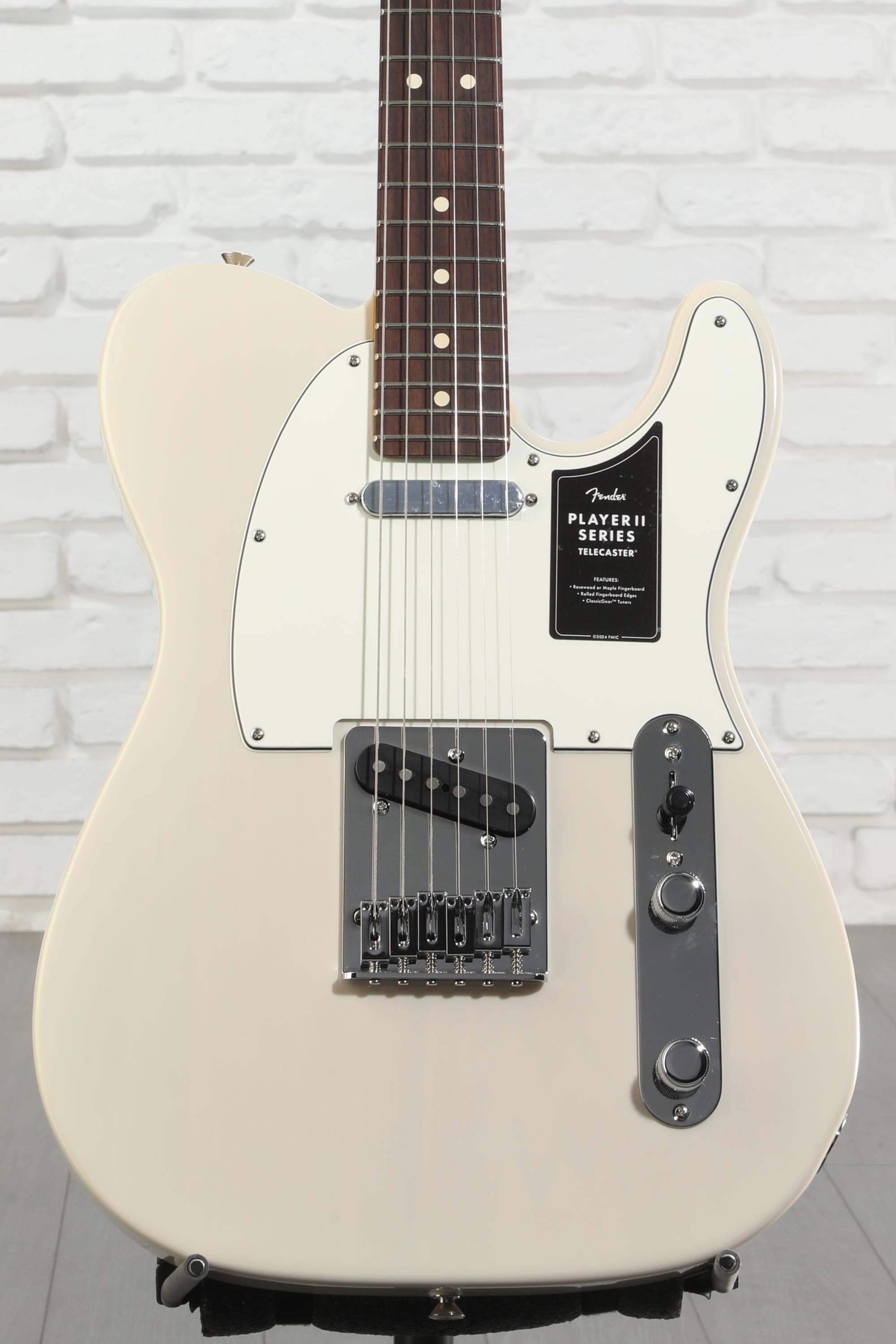Fender Telecaster ホワイト Fender Player II Telecaster Electric Guitar - White Blonde with