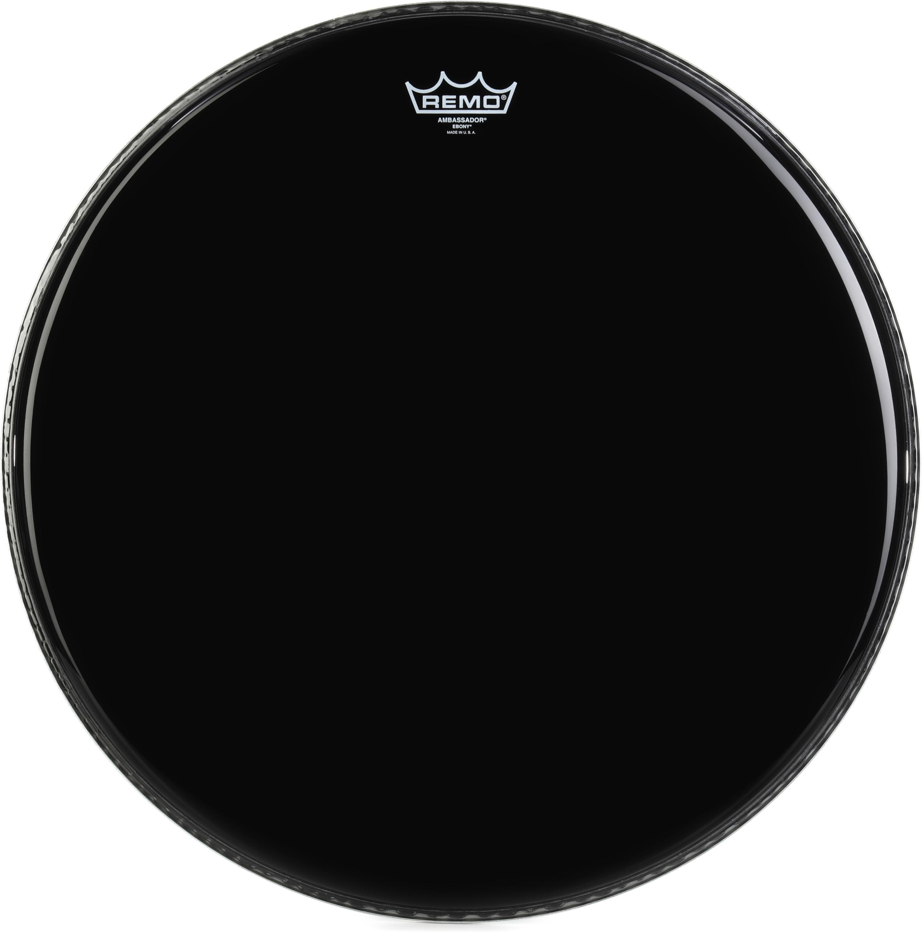 Photo of Remo Ambassador Ebony Drumhead - 20 inches