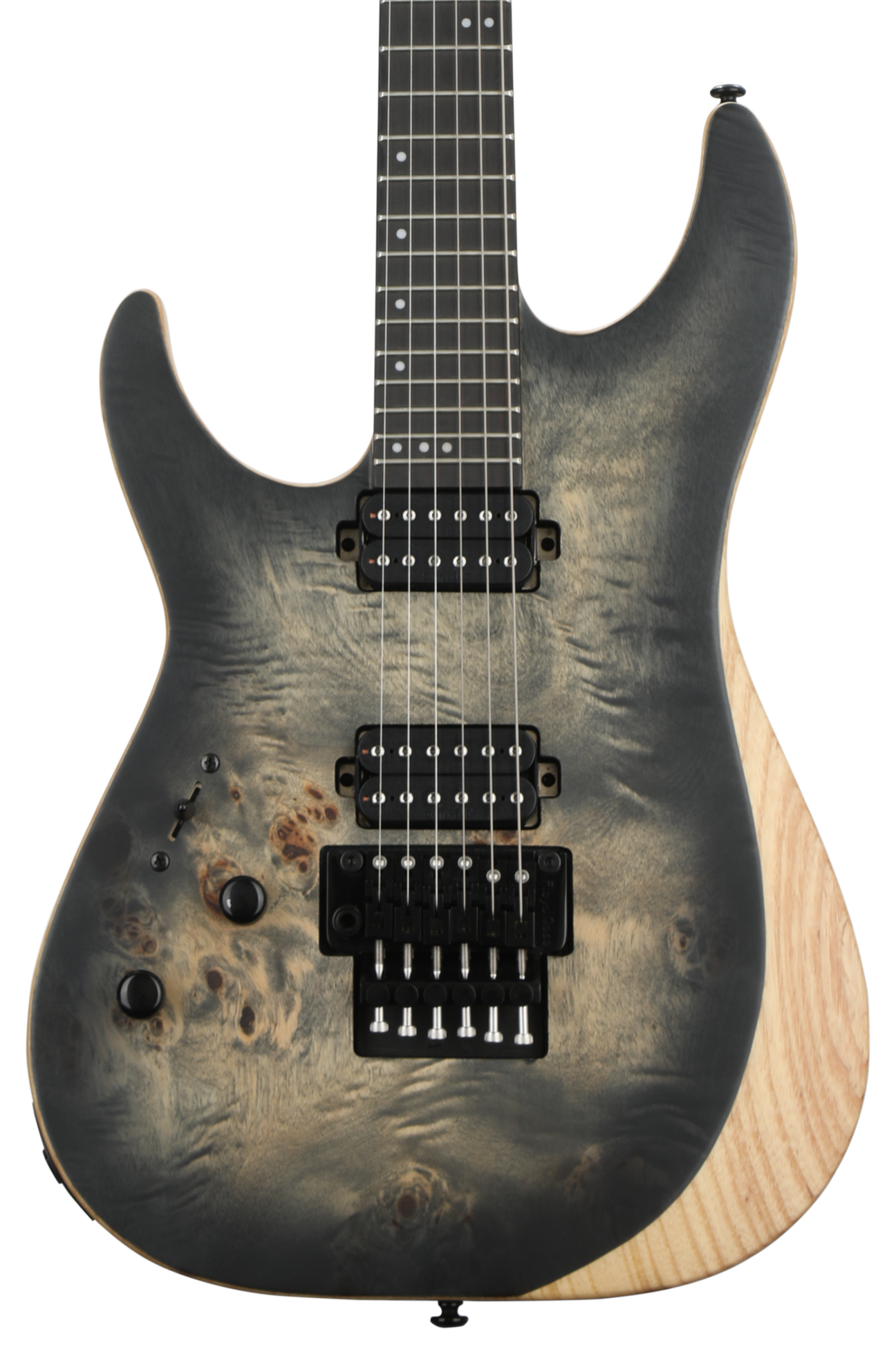 Schecter Reaper-6 FR Left-Handed - Satin Charcoal Burst