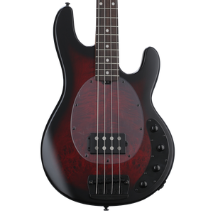 Sterling By Music Man StingRay RAY34PB Bass Guitar Dark Scarlet