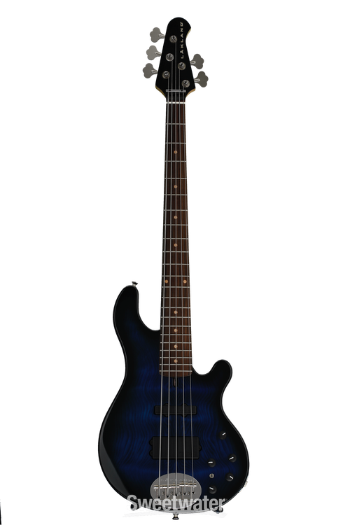 Lakland 55-94 Deluxe, Exotic Top - Blue Burst Douglas Fir