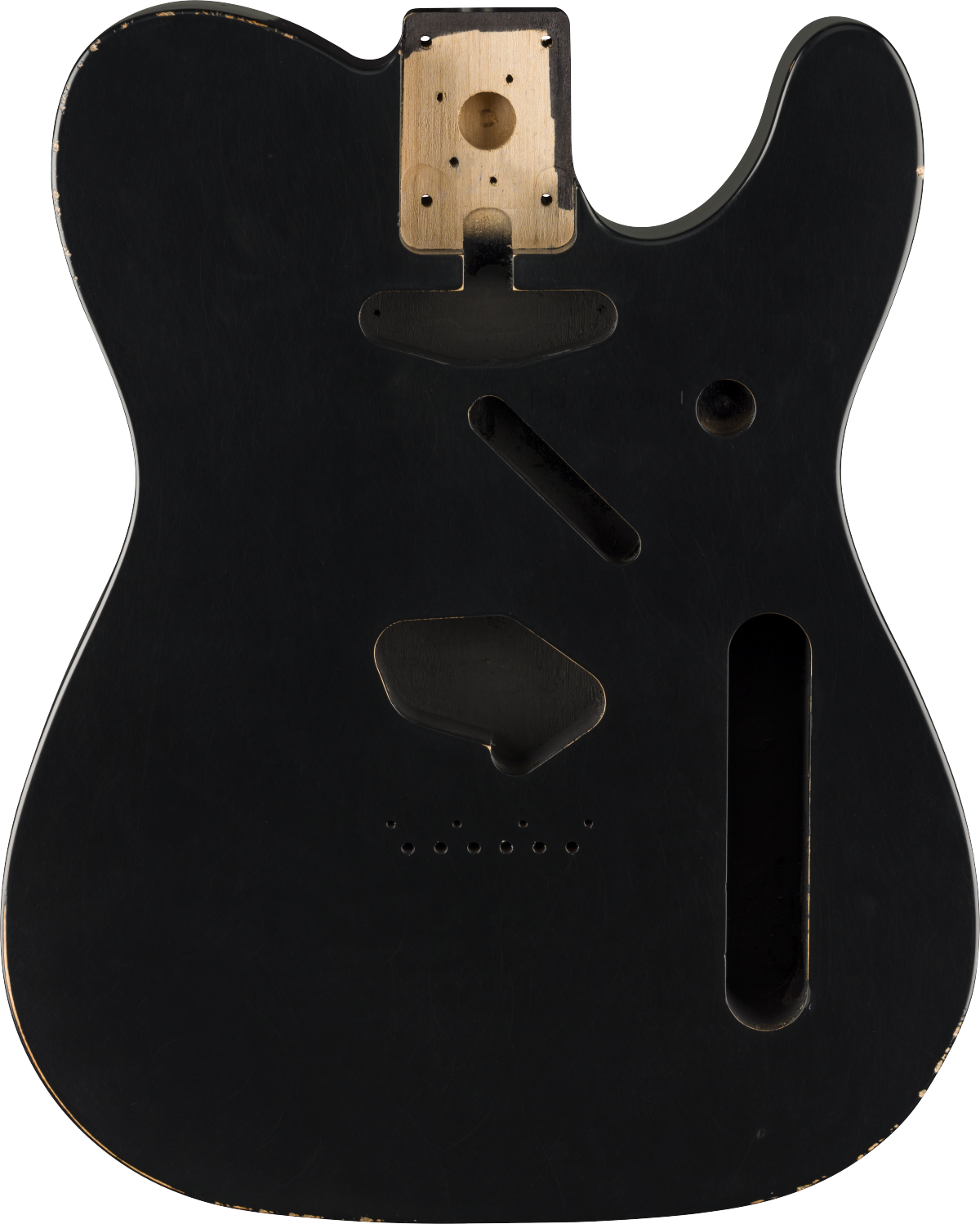 Fender Road Worn '50s Telecaster Body - Black | Sweetwater
