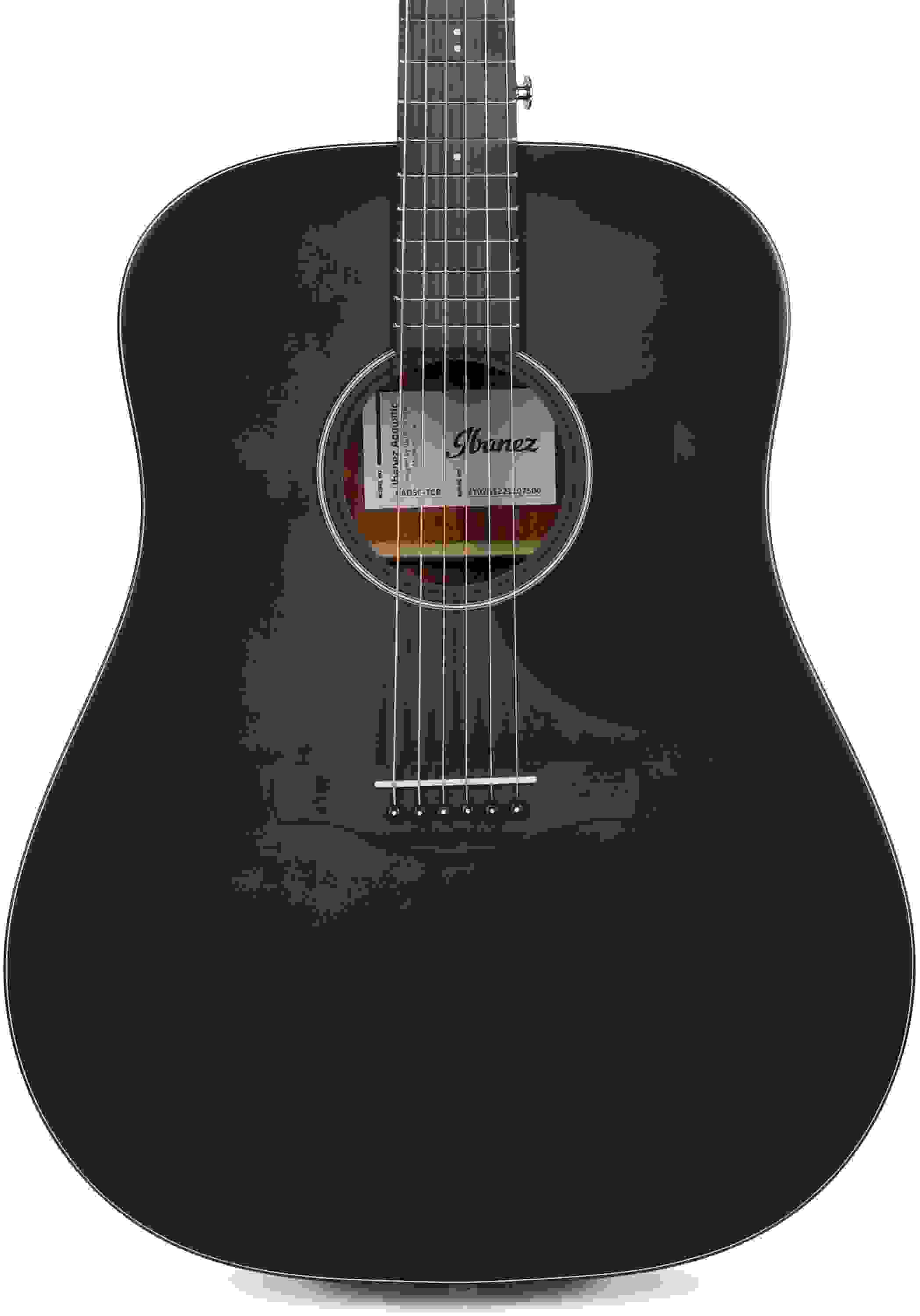 Ibanez AAD50TCB Advanced Acoustic Guitar - Transparent Charcoal Burst