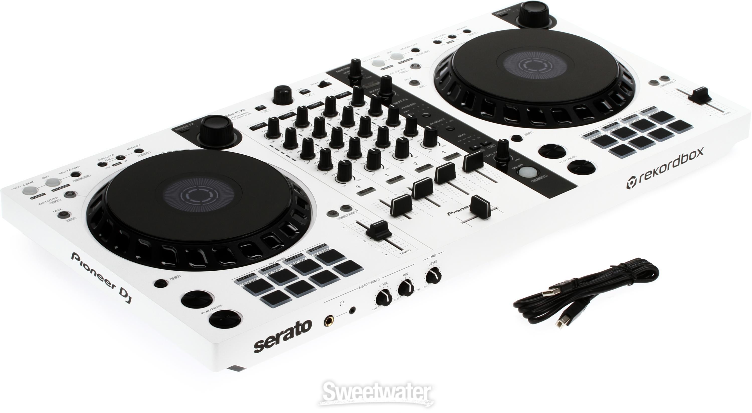 Pioneer DJ DDJ-FLX6 4-deck Rekordbox and Serato DJ Controller