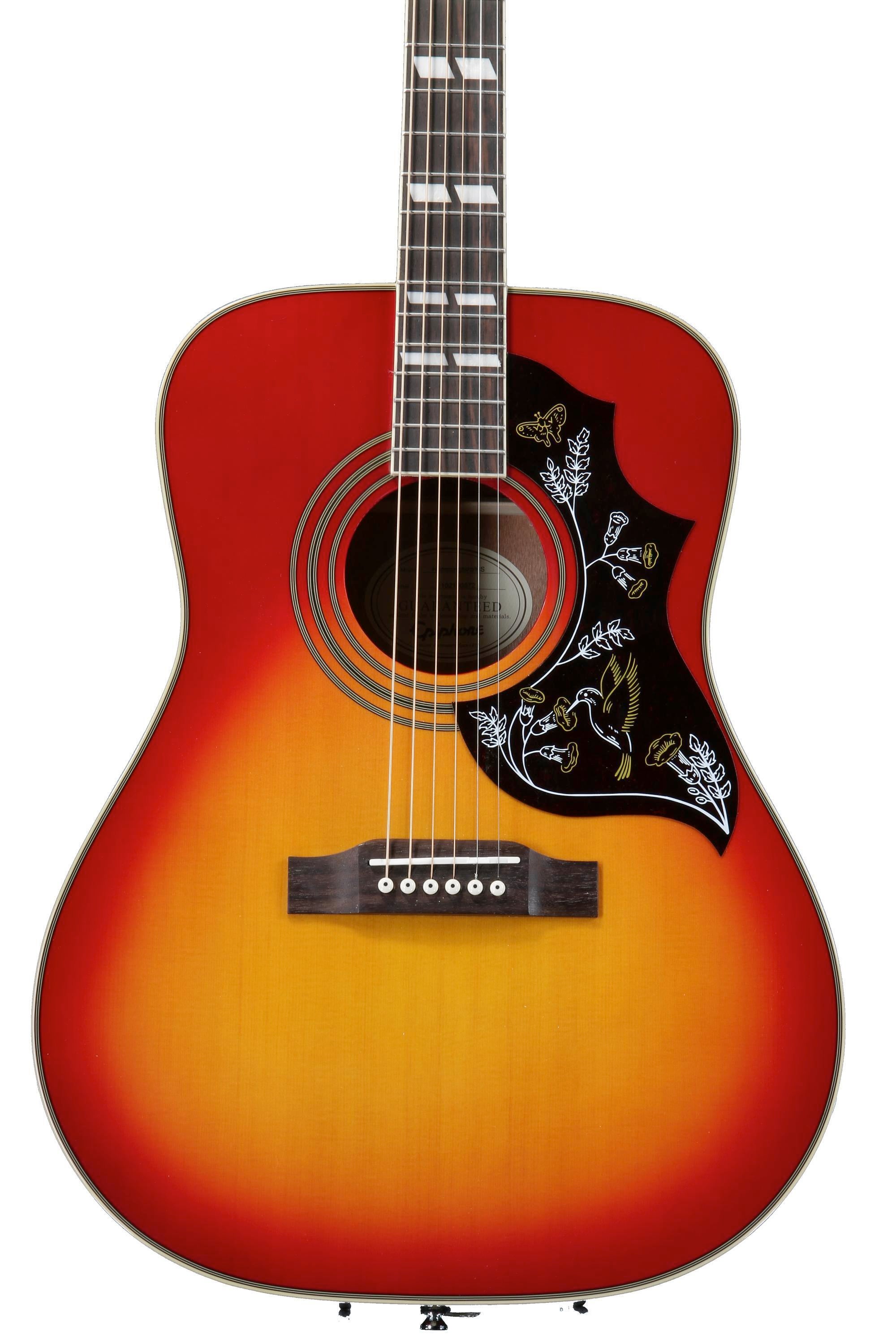 Epiphone Hummingbird - Heritage Cherry Sunburst | Sweetwater Epiphone Hummingbird - Heritage Cherry Sunburst | Sweetwater