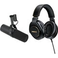 Photo of Shure SM7B Cardioid Dynamic Vocal Microphone and Headphone Bundle