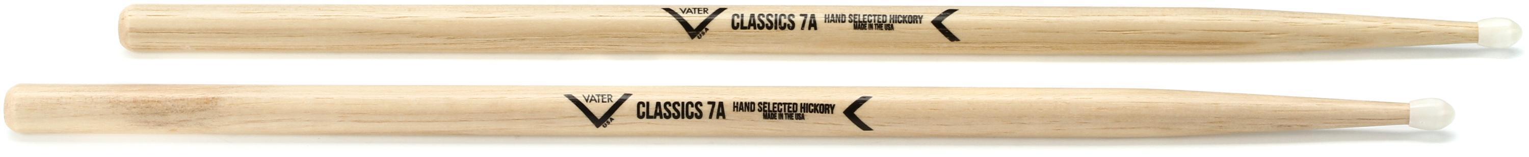 Photo of Vater Classics Drumsticks - 7A - Nylon Tip