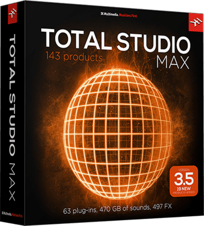 IK Multimedia Total Studio 3.5 MAX Instruments and Effects