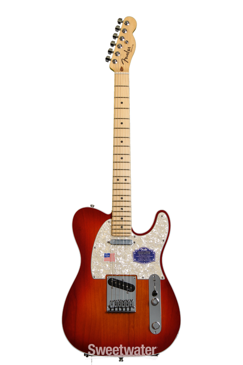 Fender American Deluxe Telecaster - Aged Cherry Burst, Maple Fender American Deluxe Telecaster - Aged Cherry Burst, Maple