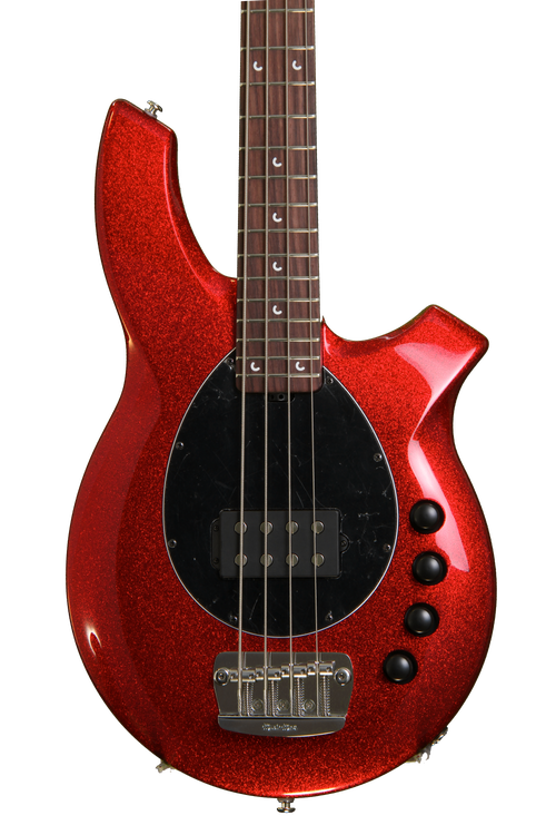 Ernie Ball Music Man Bongo 4 H - Cardinal Red Sparkle