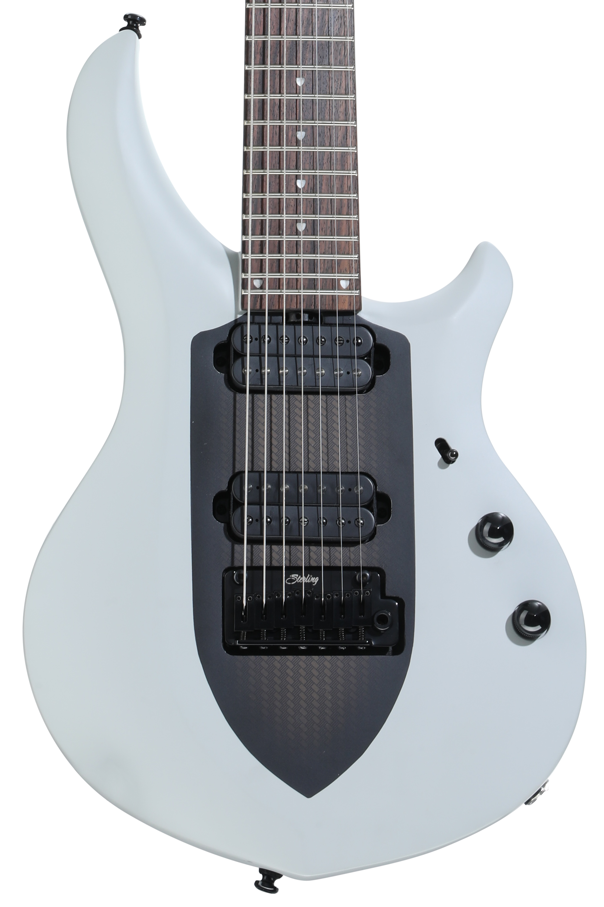 Sterling By Music Man MAJ170 John Petrucci Signature 7-string Electric Guitar - Chalk Grey, Dent and Scratch