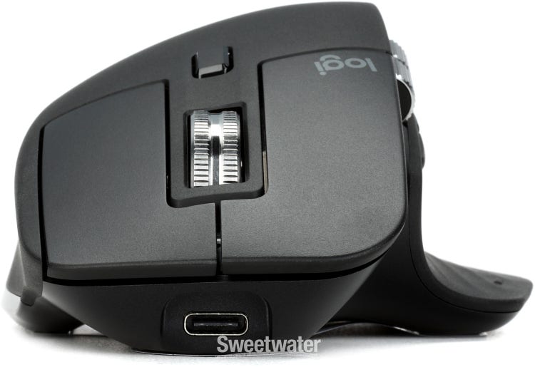 Logitech Master Series MX Master 3S Performance Wireless Mouse, Black 