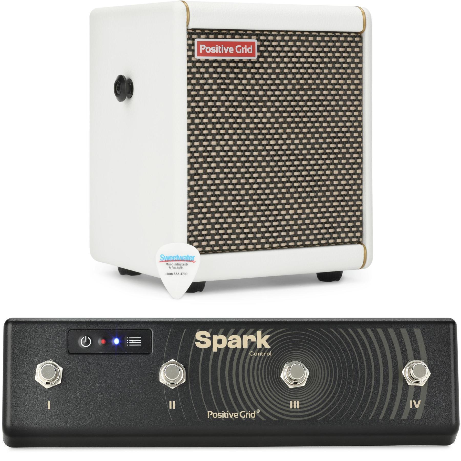 Positive Grid Spark Mini Portable Combo Amp - Pearl | Sweetwater