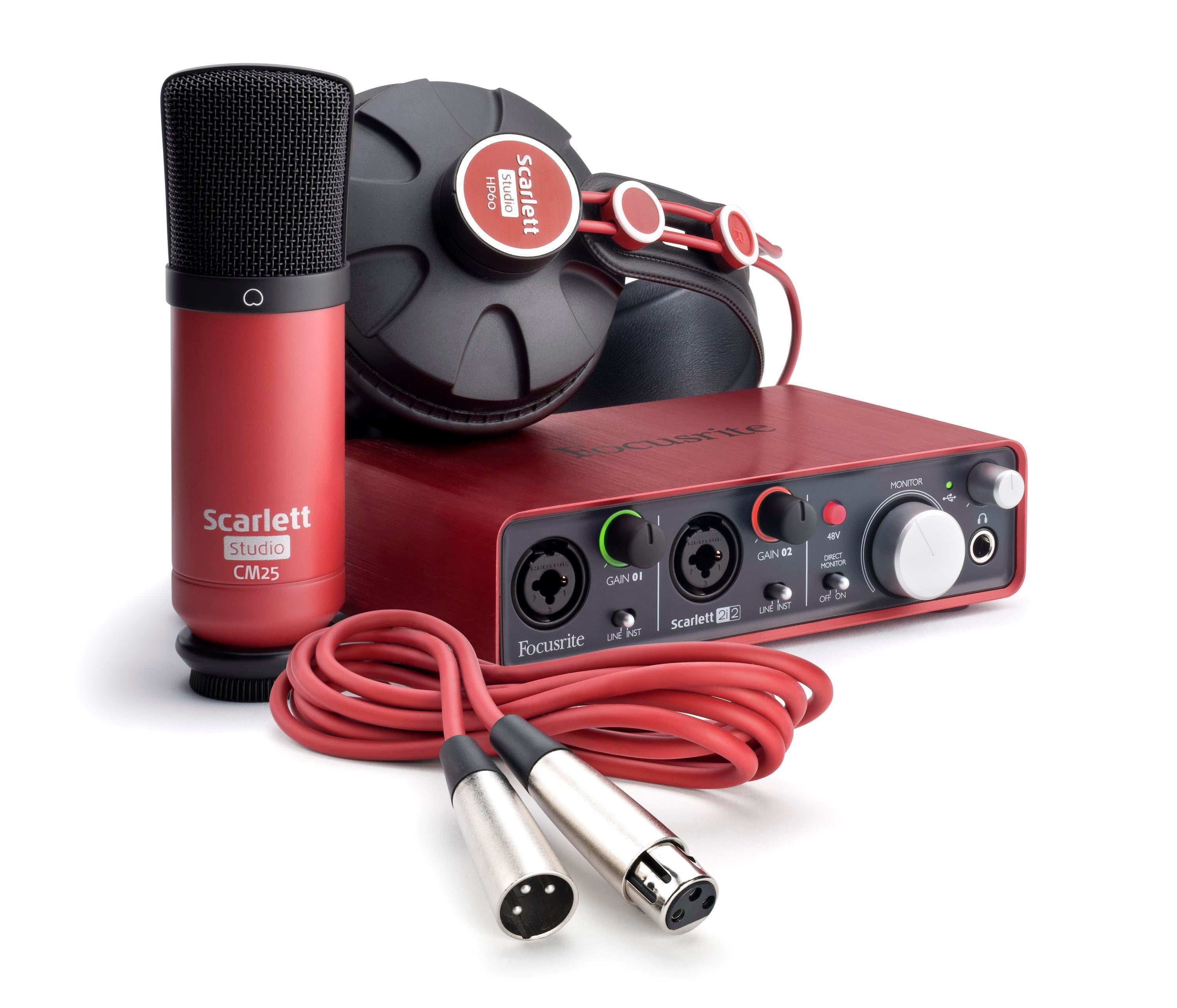 Focusrite Scarlett 2i2 Studio Bundle Reviews | Sweetwater