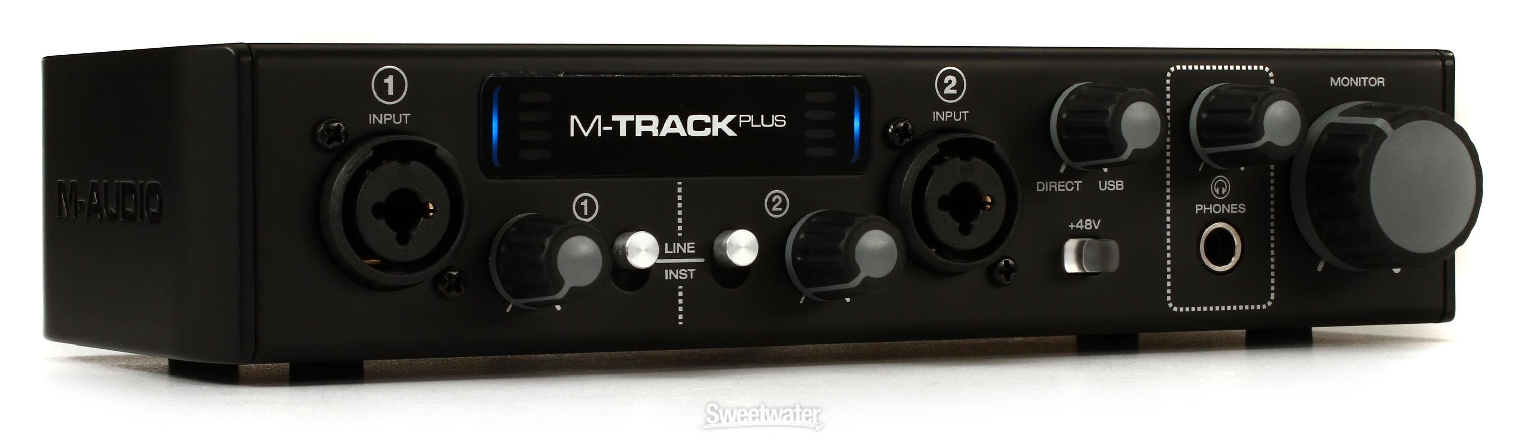 M-AUDIO M-TRACK 2×2 C-SERIES Amazon.com: M Audio M Track 2X2 | 2 In / 2 Out 24/192 USB