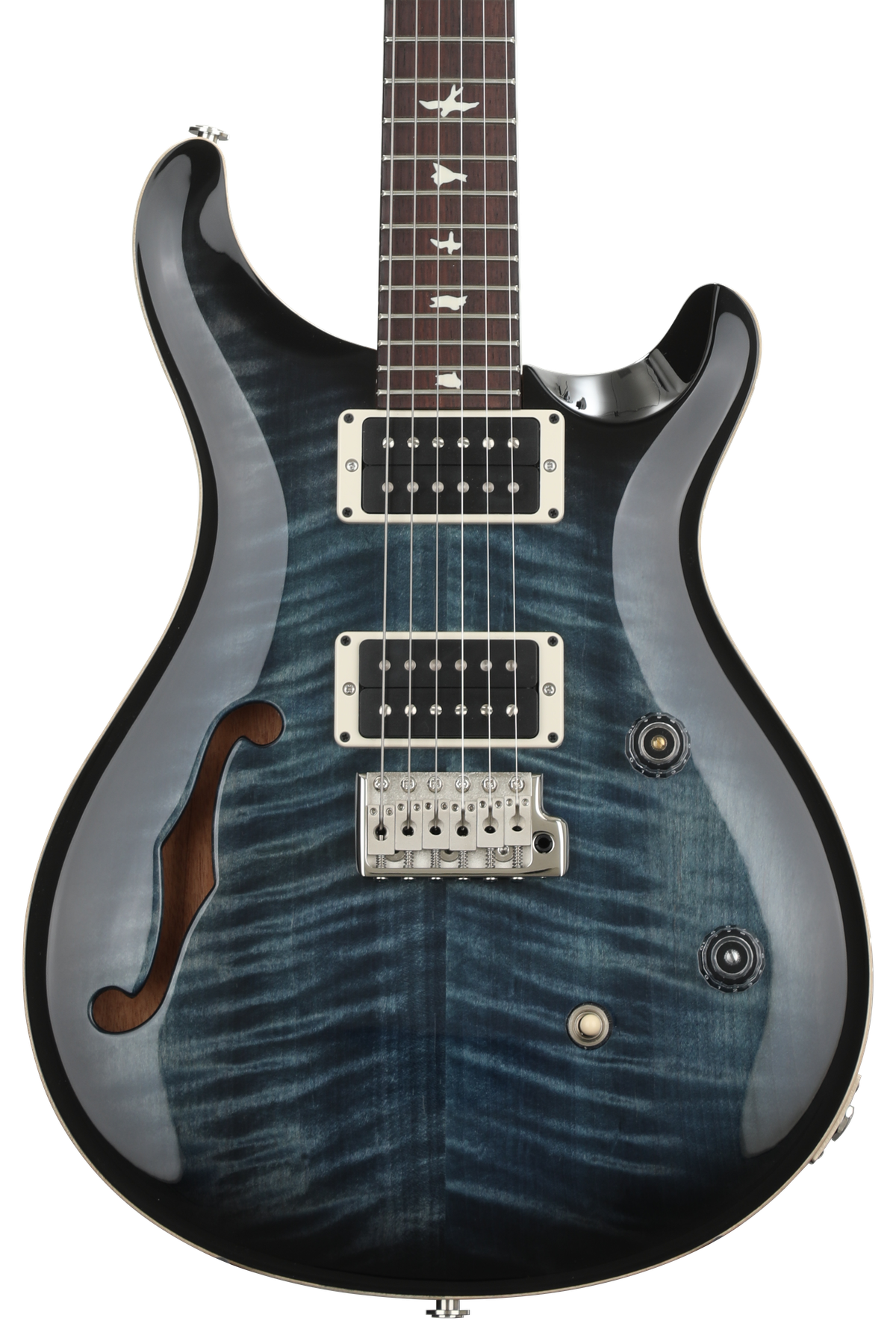 PRS CE 24 Semi-Hollow Electric Guitar - Faded Blue Smokeburst 