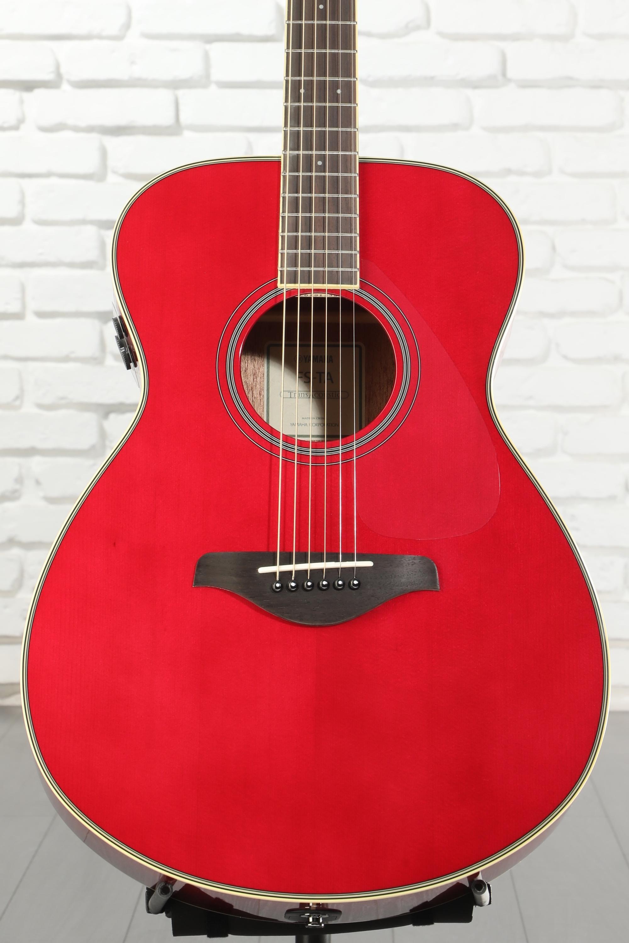 Yamaha FS-TA TransAcoustic Concert Acoustic-electric Guitar - Ruby