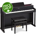 Photo of Casio AP-470 Celviano Digital Upright Piano with Bench - Black