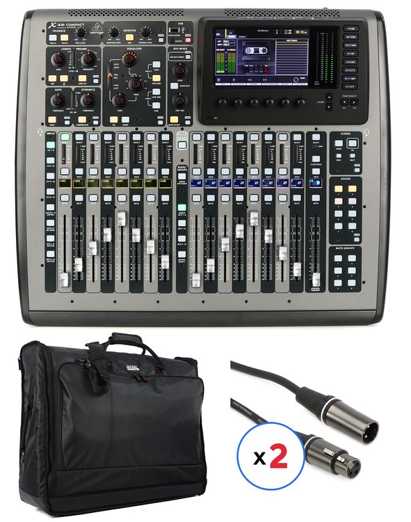 Behringer X32 Compact 40-channel Digital Mixer and Bag Bundle