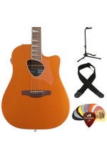 Photo of Ibanez Altstar ALT30 Acoustic-Electric Guitar Essentials Bundle - Dark Orange Metallic