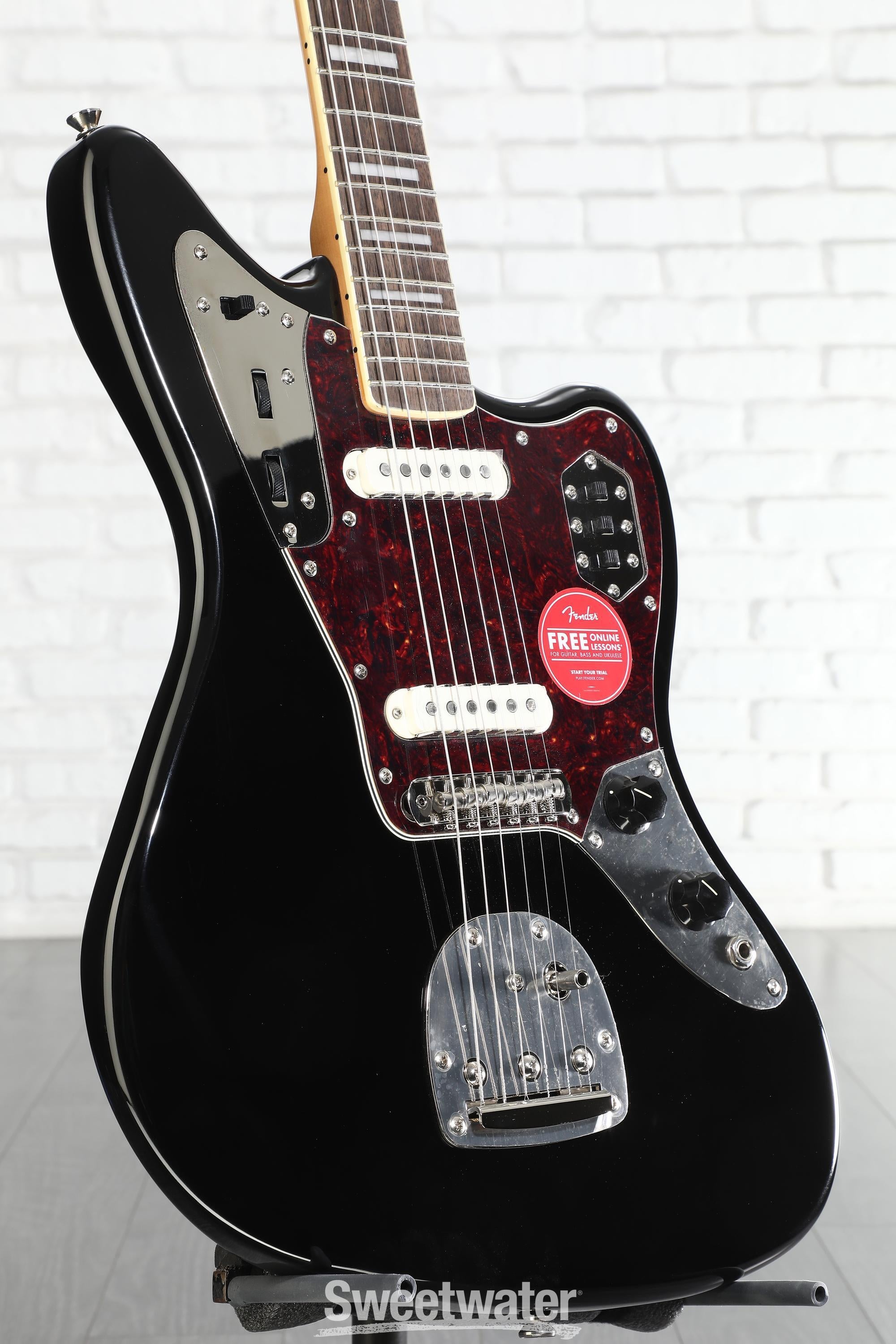 Squier Classic Vibe '70s Jaguar - Black | Sweetwater