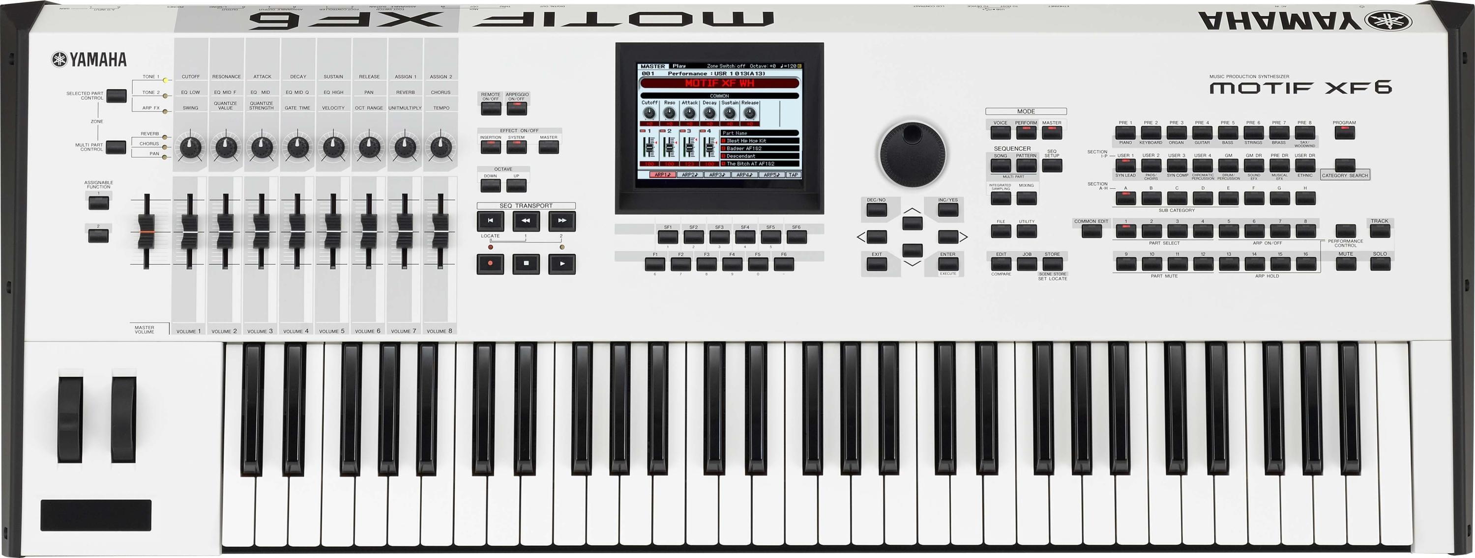 Yamaha MOTIF XF6 - Special Edition White