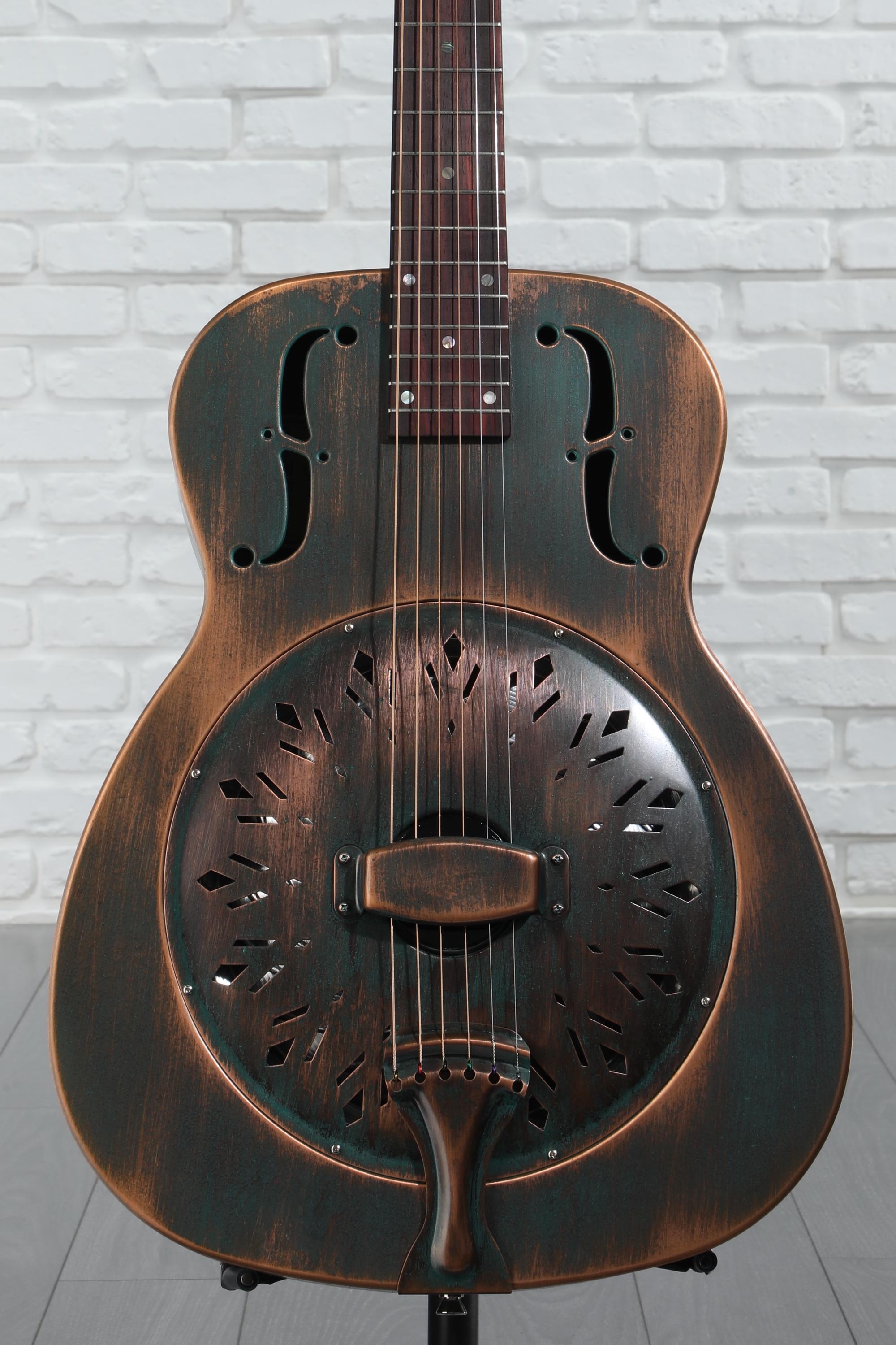Recording King Swamp Dog Style-O Resonator - Distressed