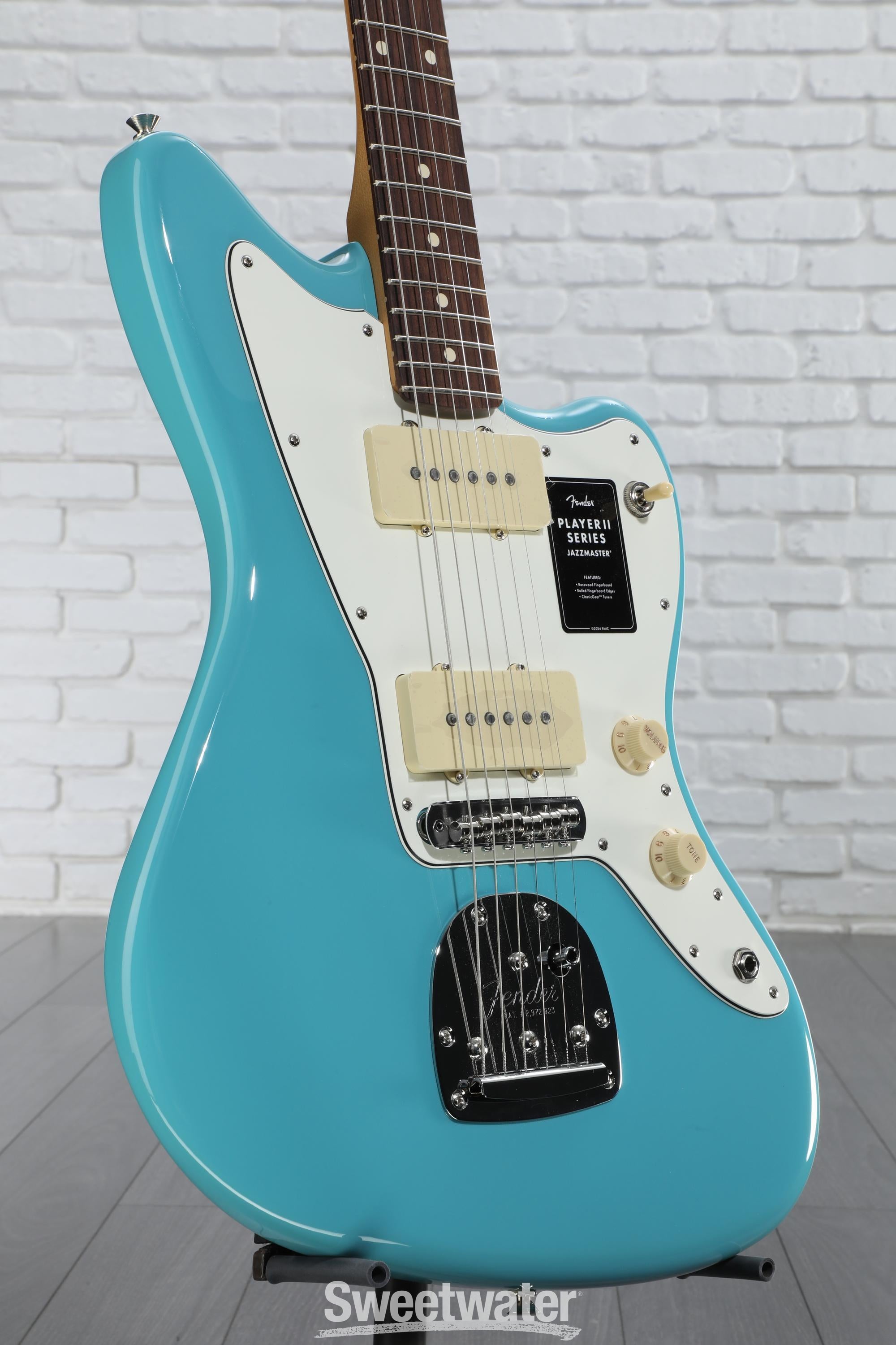 Fender Player II Jazzmaster Electric Guitar - Aquatone Blue