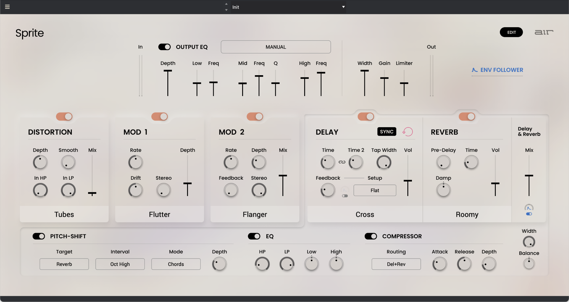 AIR Sprite Multi-effects Plug-in