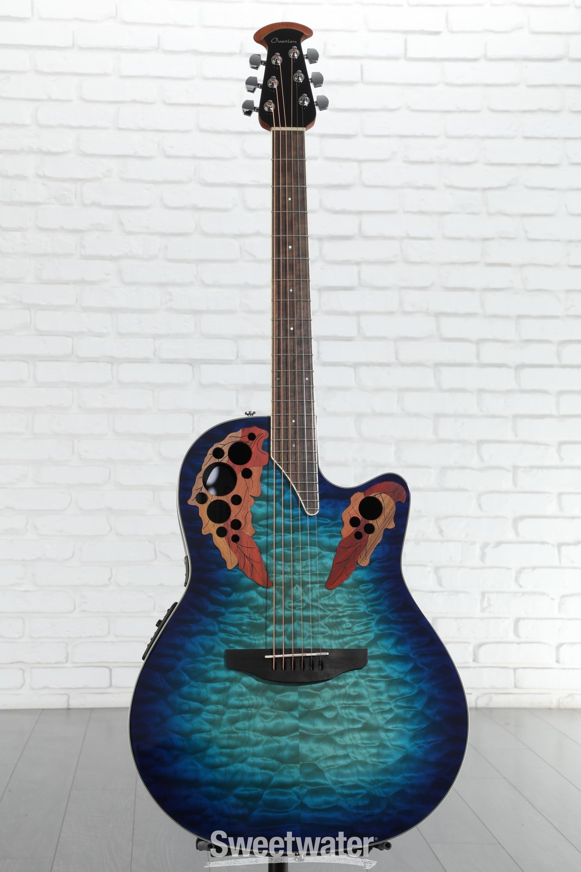 Ovation Celebrity Elite CE48P-RG Super Shallow Acoustic-Electric