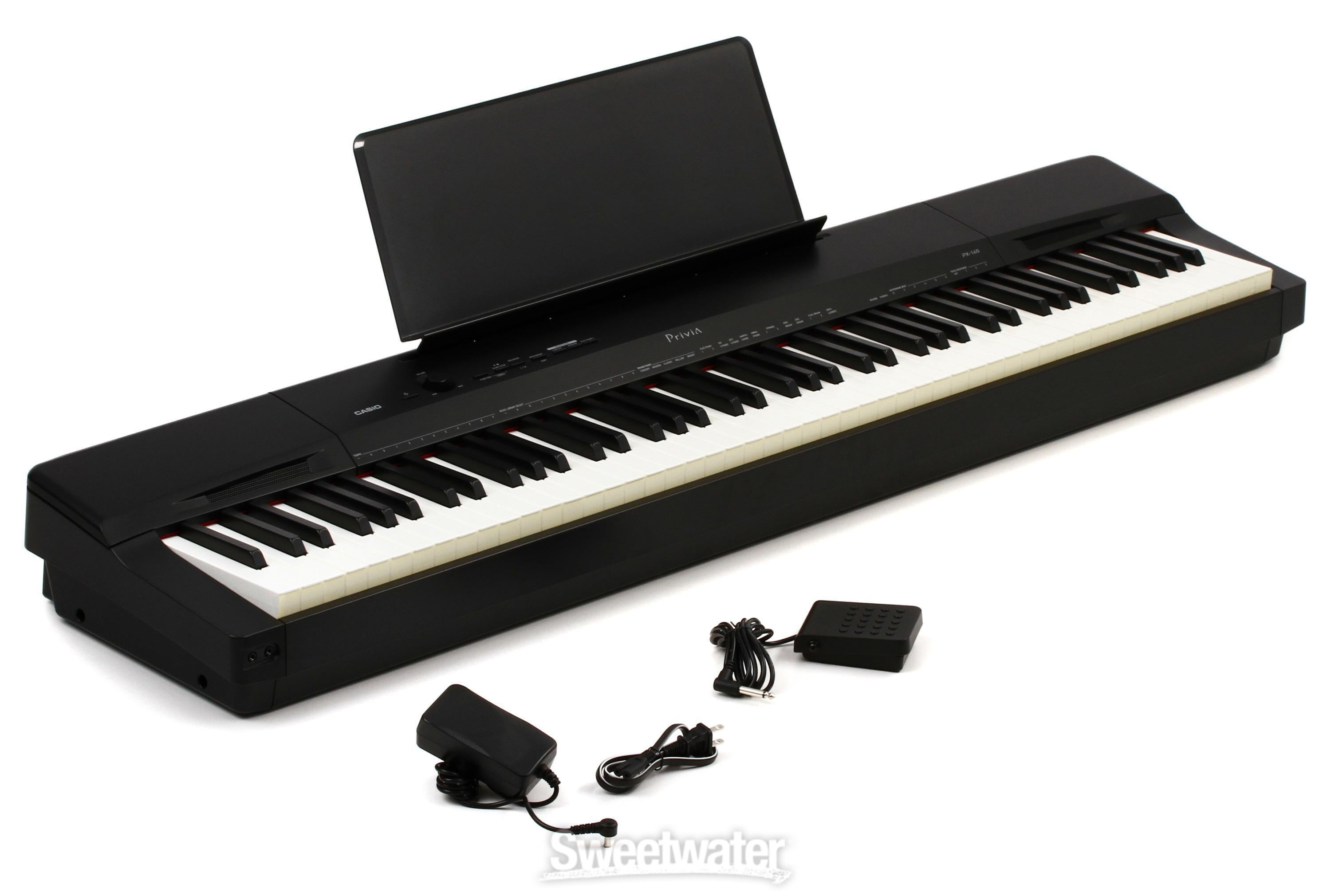 Casio Privia PX-160 88-key Digital Piano with Speakers - Black