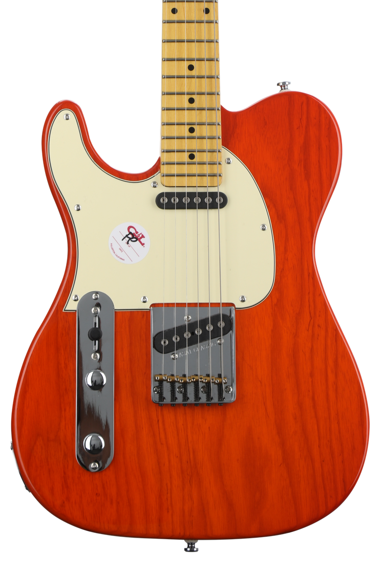 G&L Tribute ASAT Classic Left-handed Electric Guitar - Clear