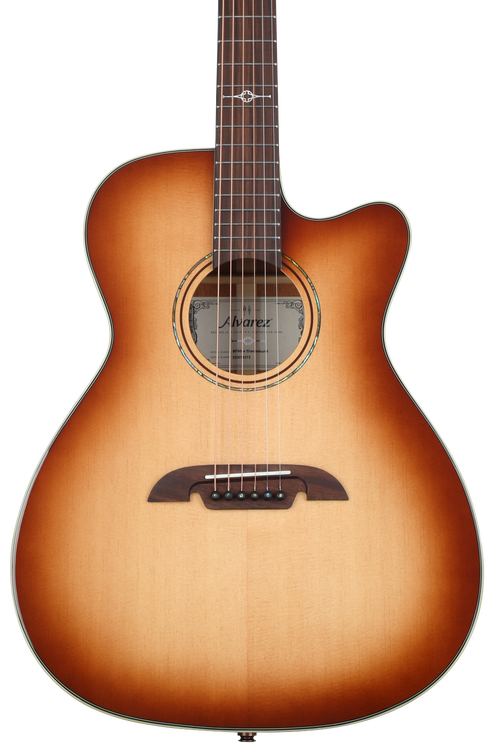 Alvarez MF60CE Shadowburst Acoustic-electric Guitar - Shadowburst