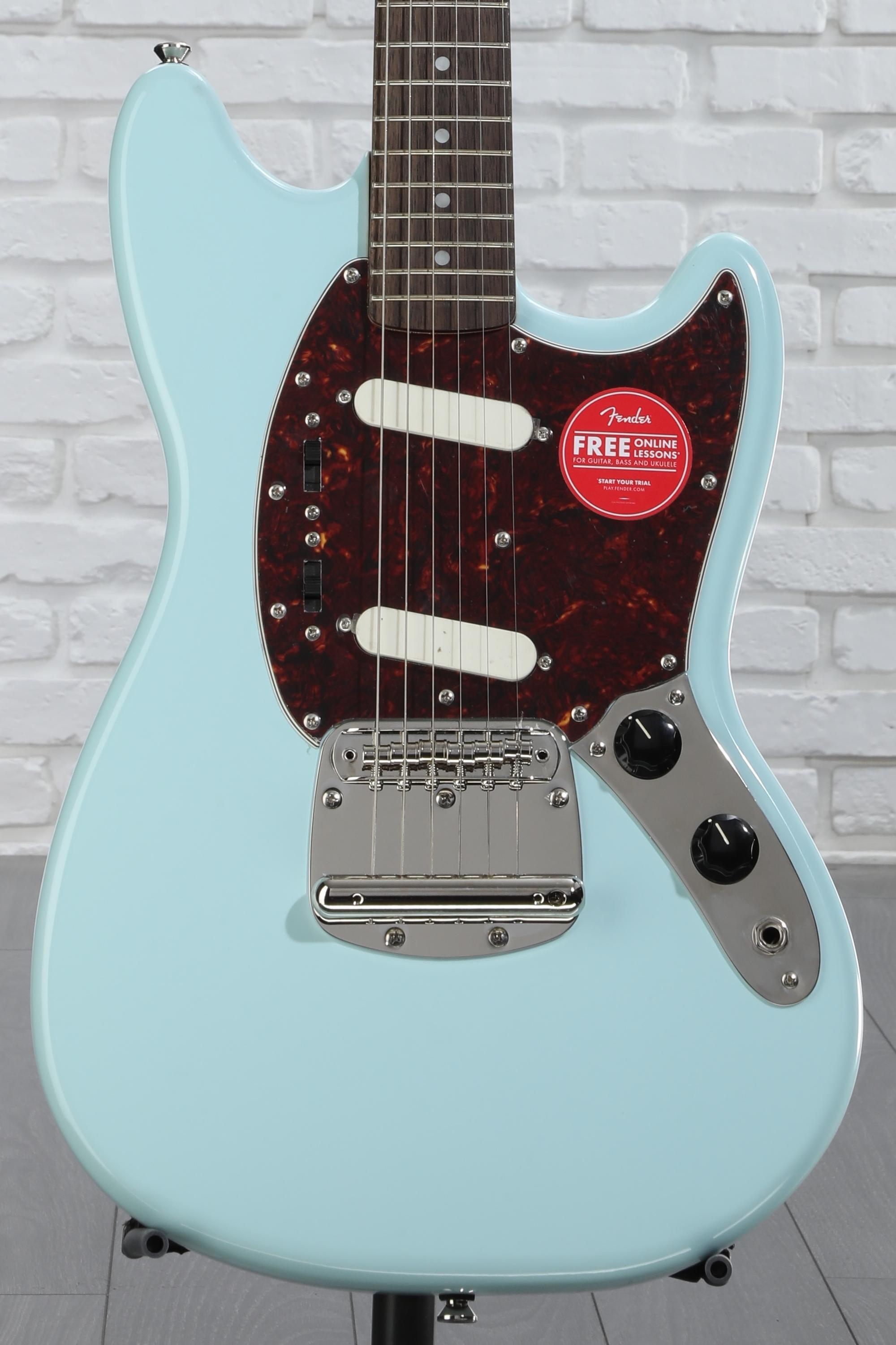 Squier Classic Vibe '60s Mustang Electric Guitar - Sonic