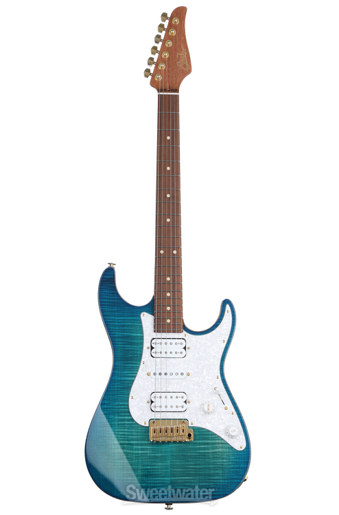 Suhr Custom Standard S Electric Guitar - Bahama Blue