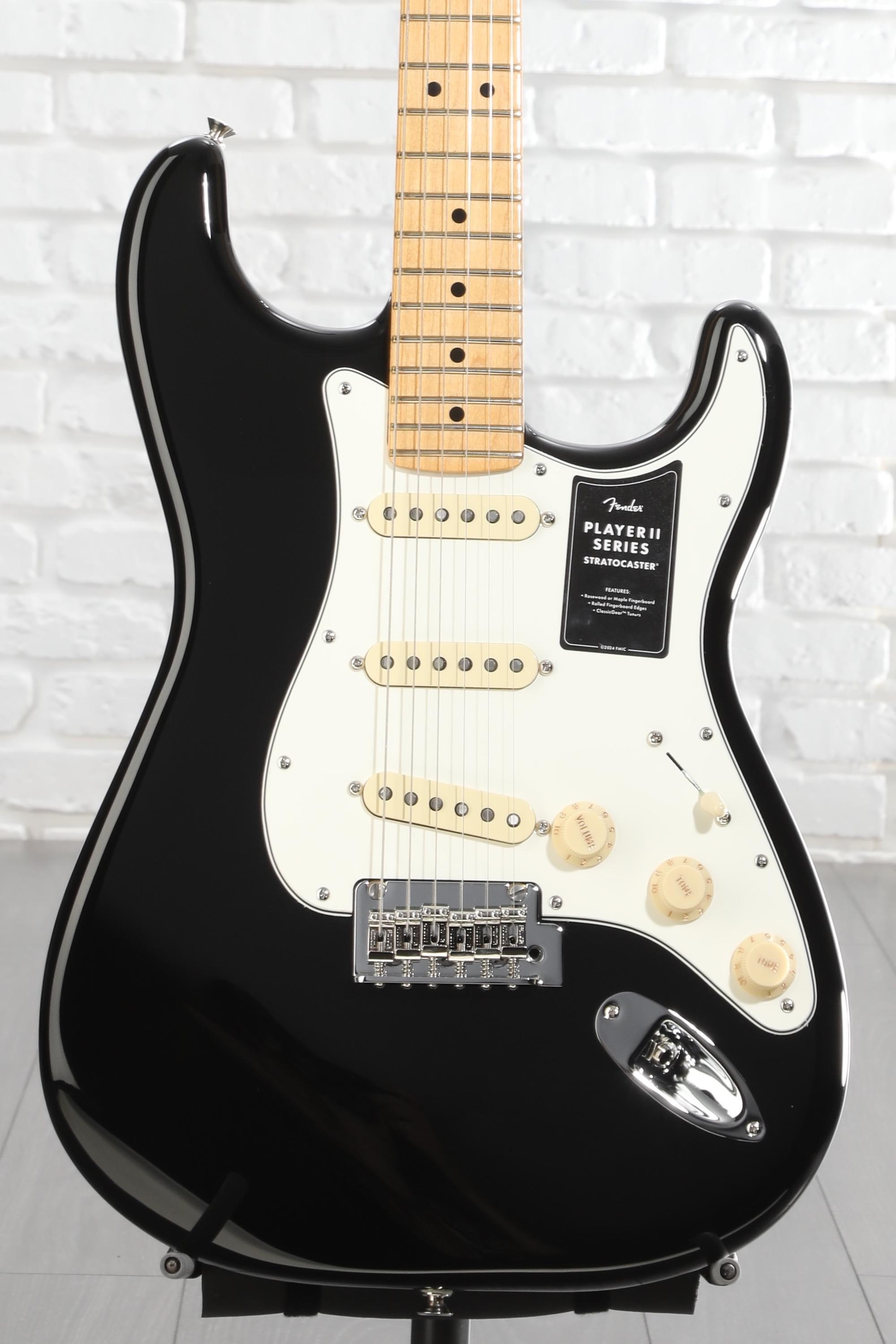 Fender Player II Stratocaster HSS Electric Guitar - Black with