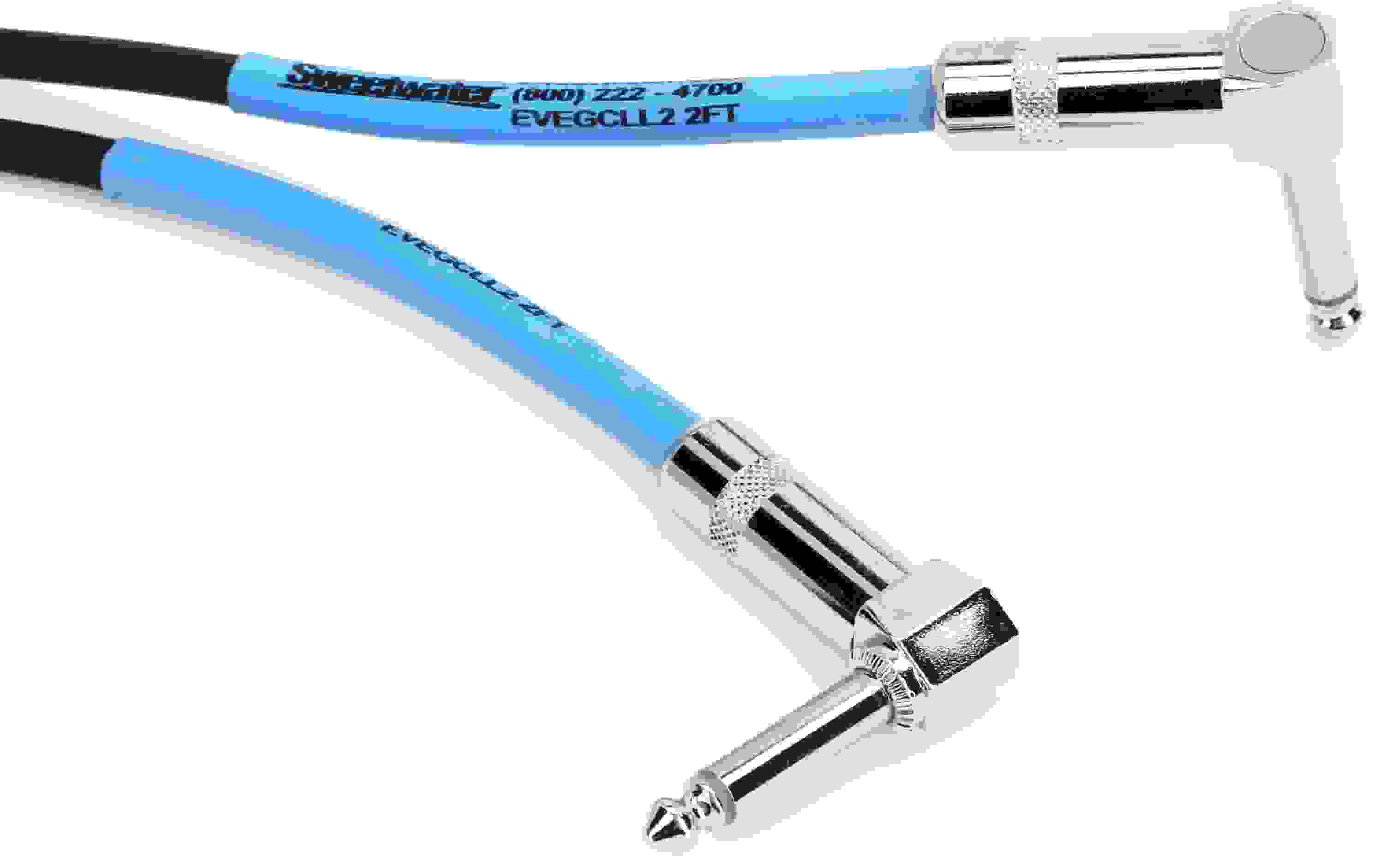 Pro Co EVEGCLL2 Evolution Essense Right-angle to Right-angle Patch Cable - 2 foot