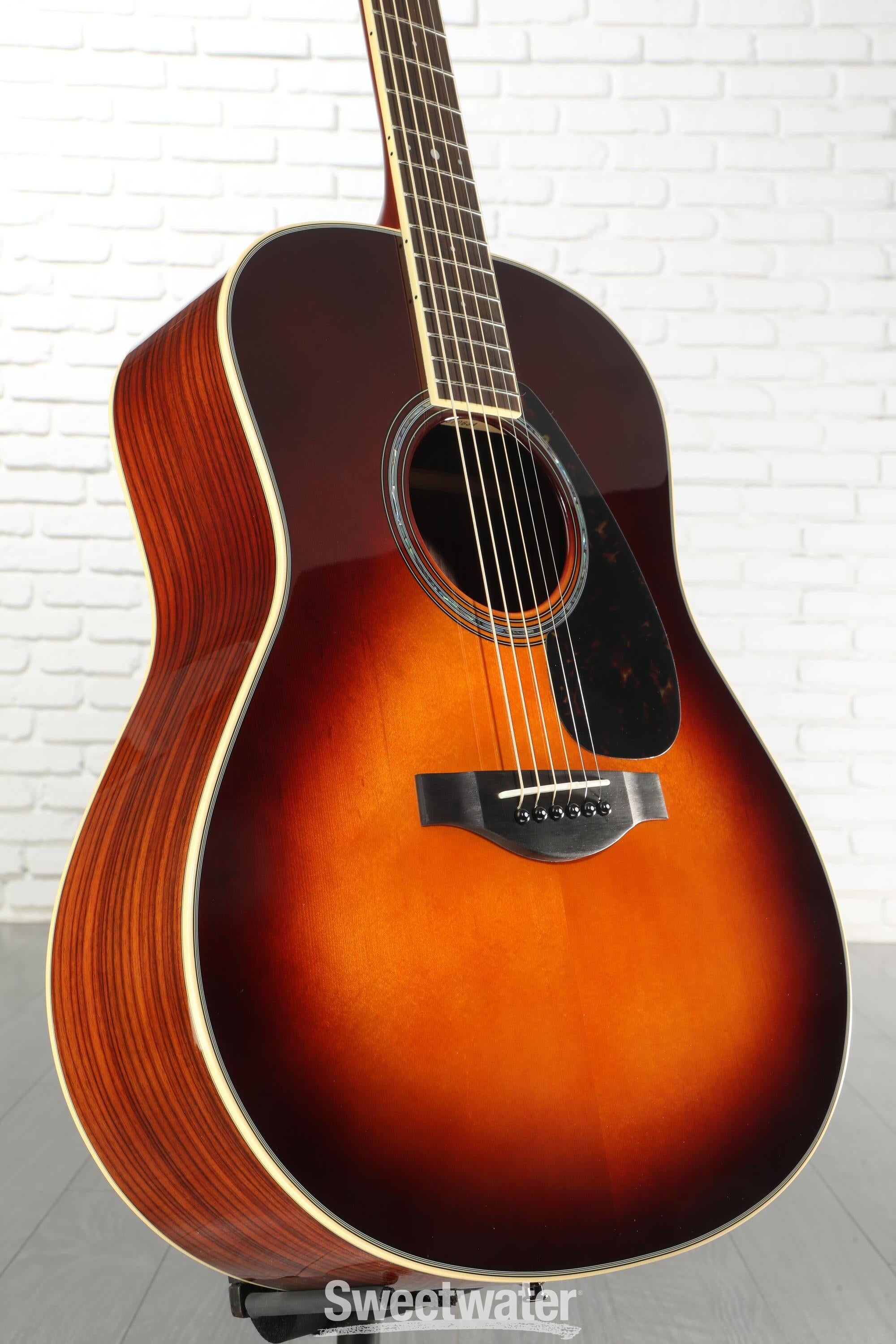 Yamaha LL6 ARE Original Jumbo Acoustic Guitar - Brown Sunburst