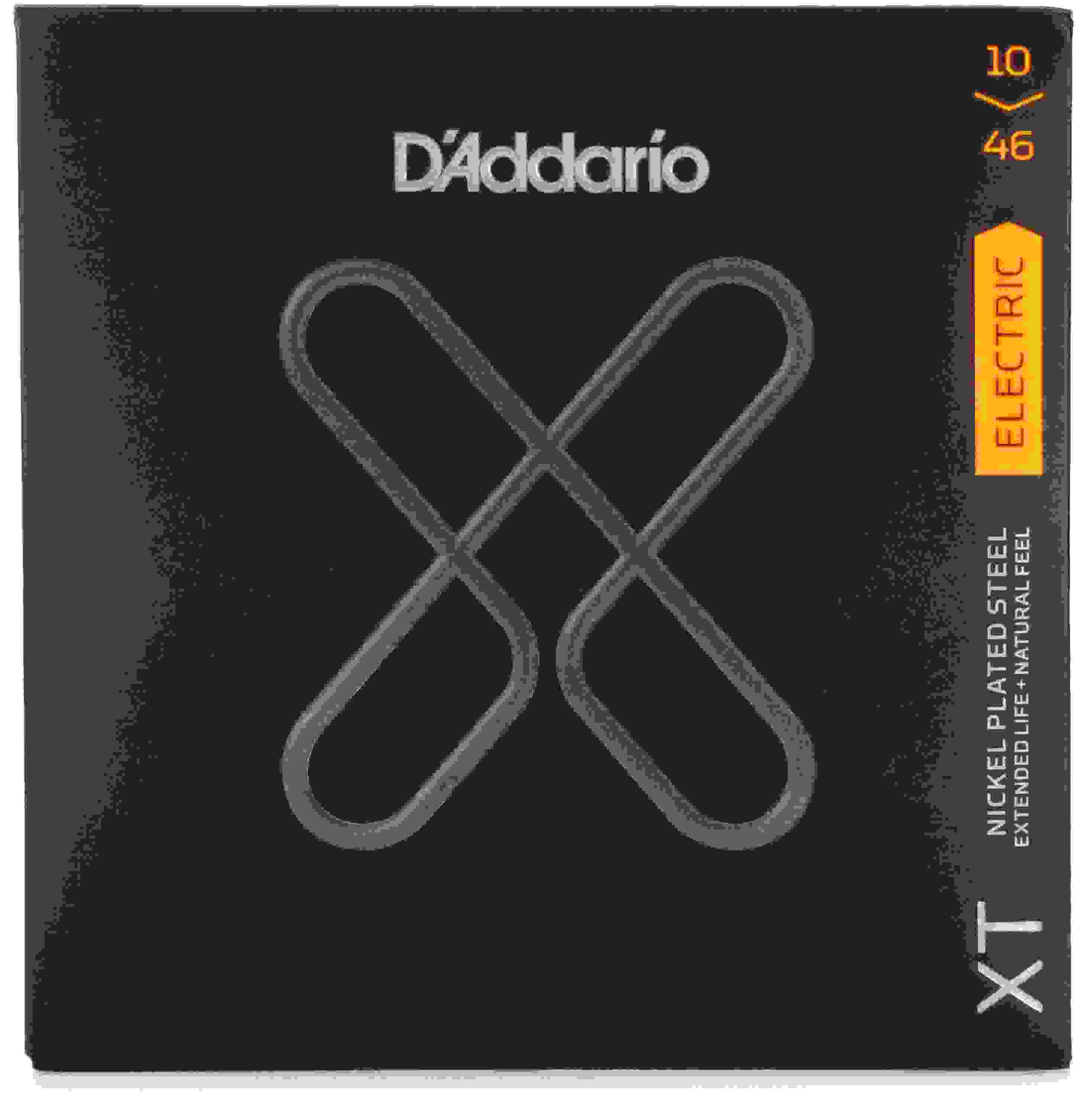 D'Addario XTE1046 XT Nickel Wound Electric Guitar Strings - .010-.046 Regular Light