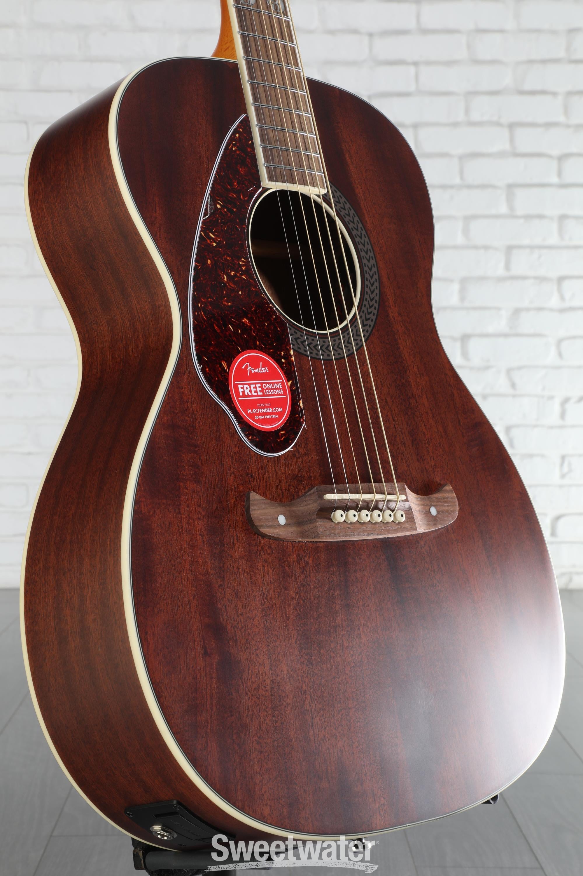Fender Tim Armstrong Hellcat, Left-Handed Acoustic-Electric Guitar