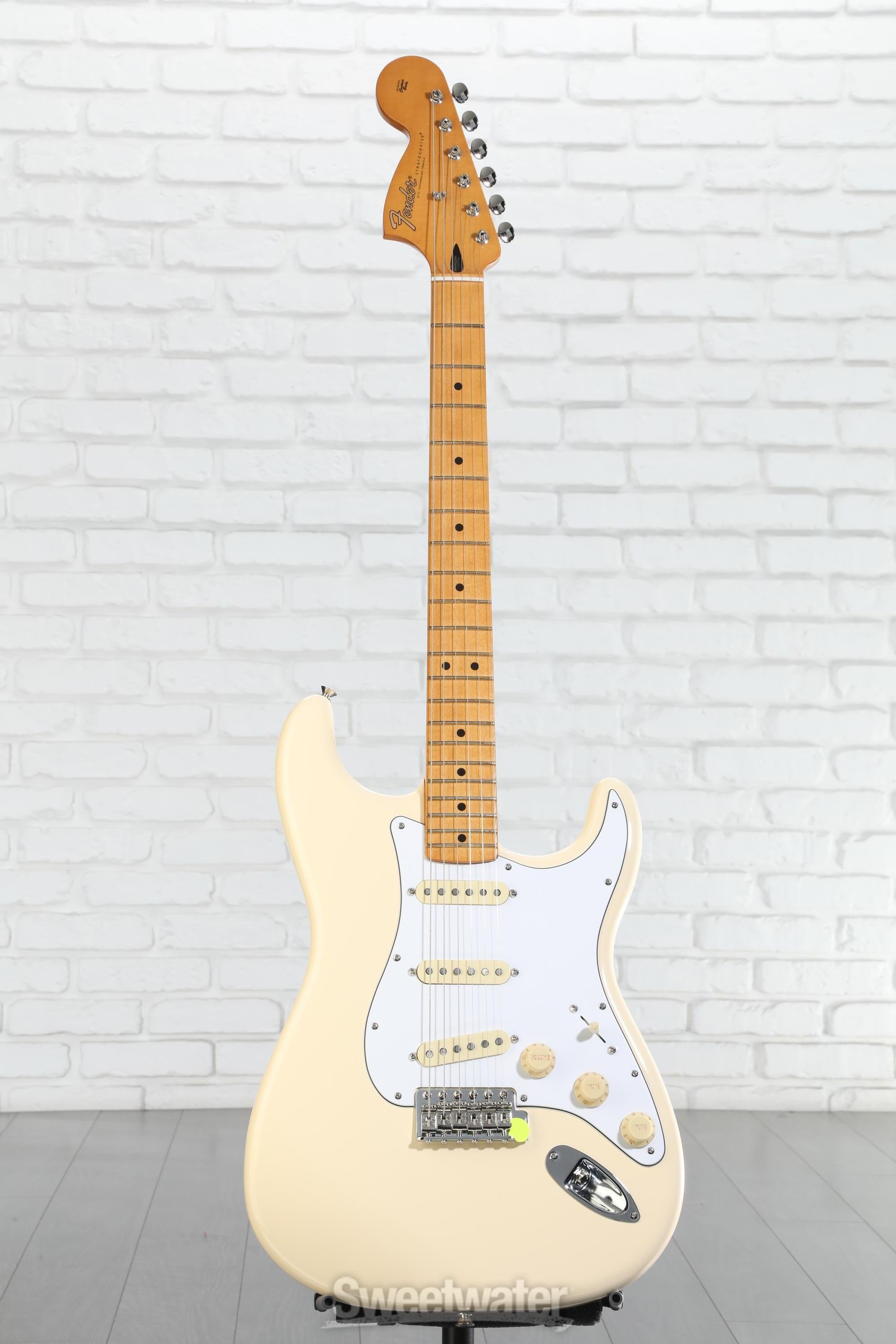 ギター Jimi Hendrix Stratocaster Olympic White Fender Jimi Hendrix Stratocaster - Olympic White with Maple