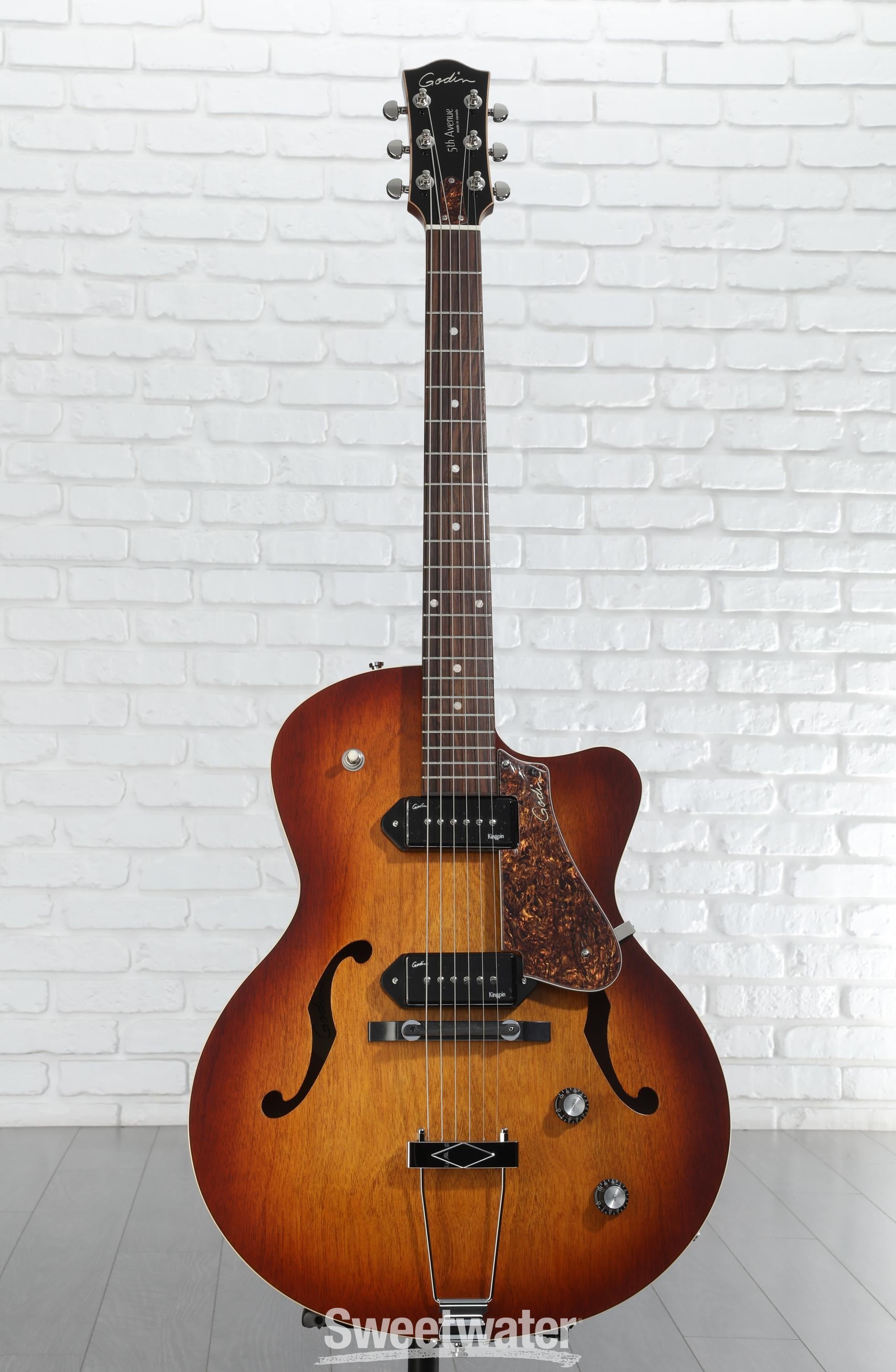 5th Avenue CW Kingpin II Cognac Burst | Godin Guitars