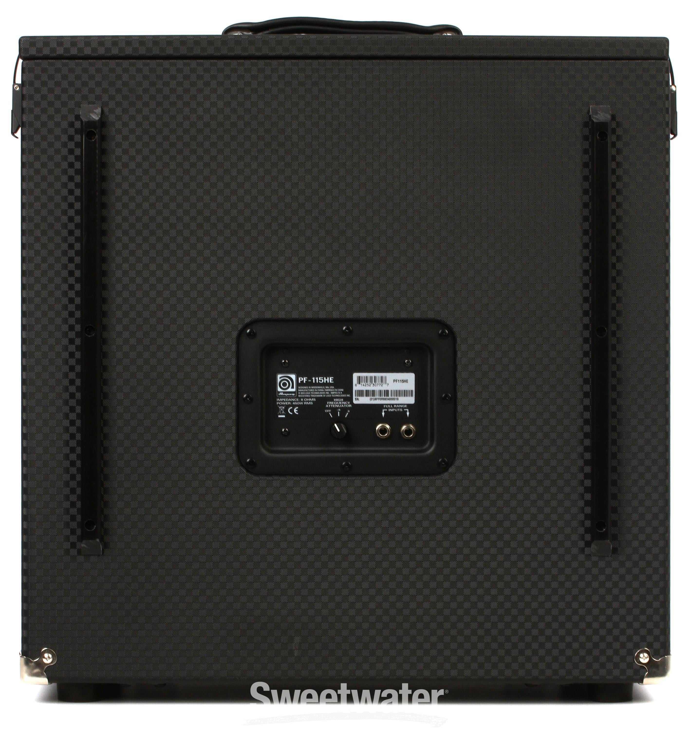 Ampeg PF-115HE 1x15-inch 450-watt Portaflex Bass Cabinet with Horn |  Sweetwater